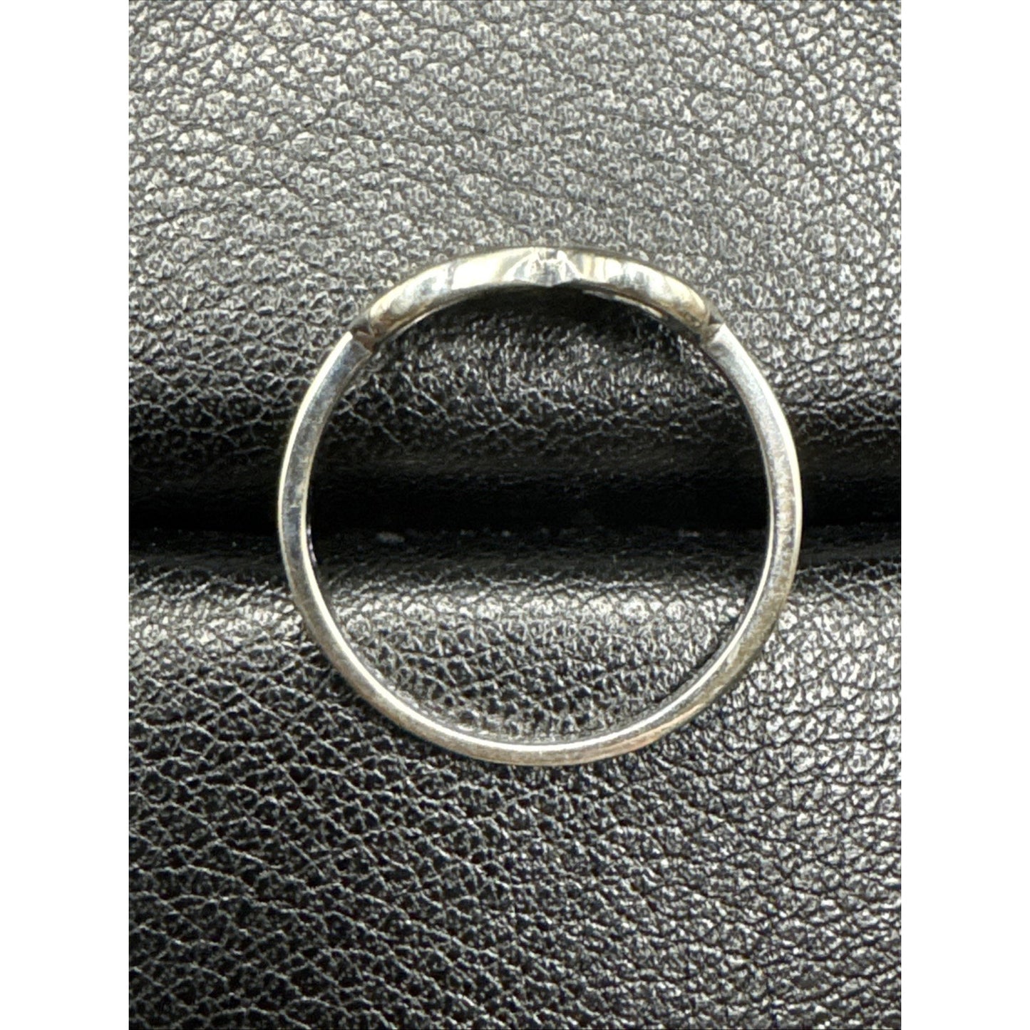 New Condition Sterling Silver Bicycle Infinity Ring 925 Size 7