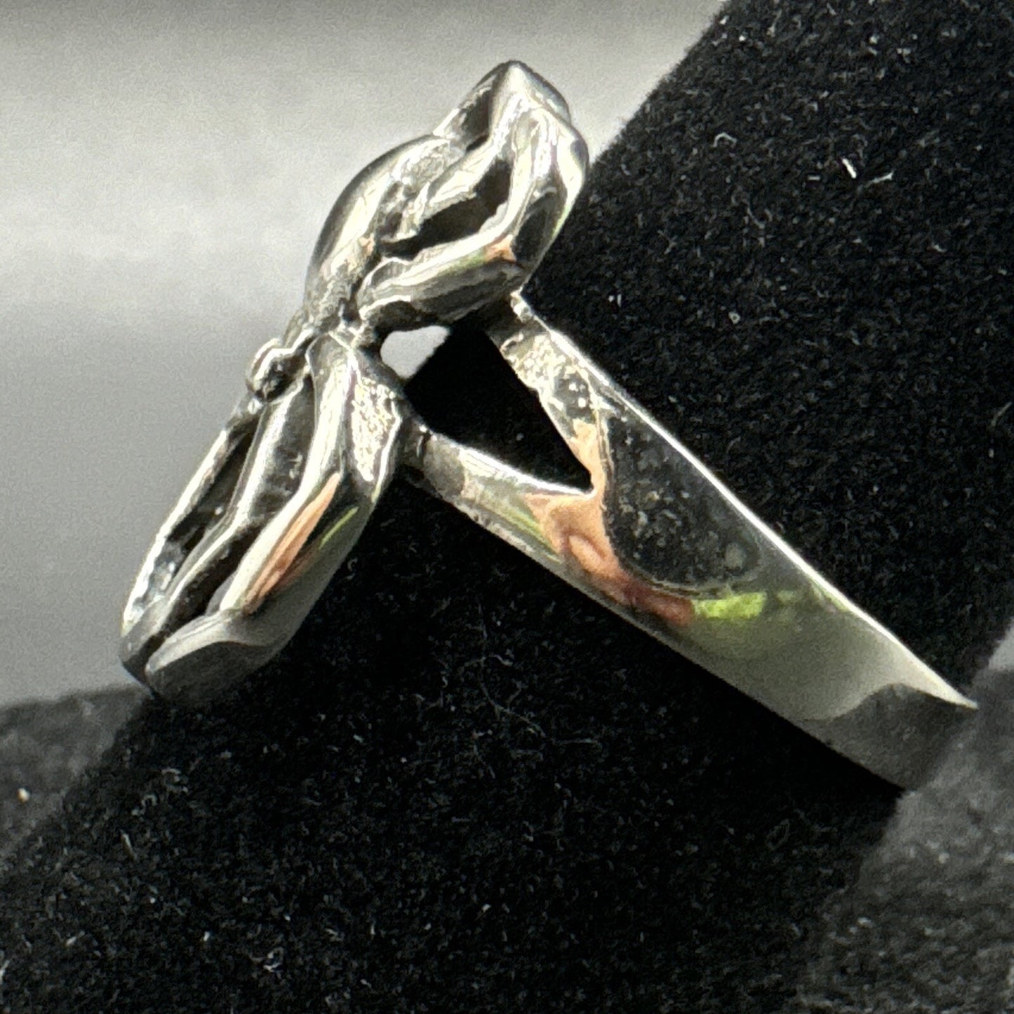 New Condition Sterling Silver Spider Ring 925 Size 6.5