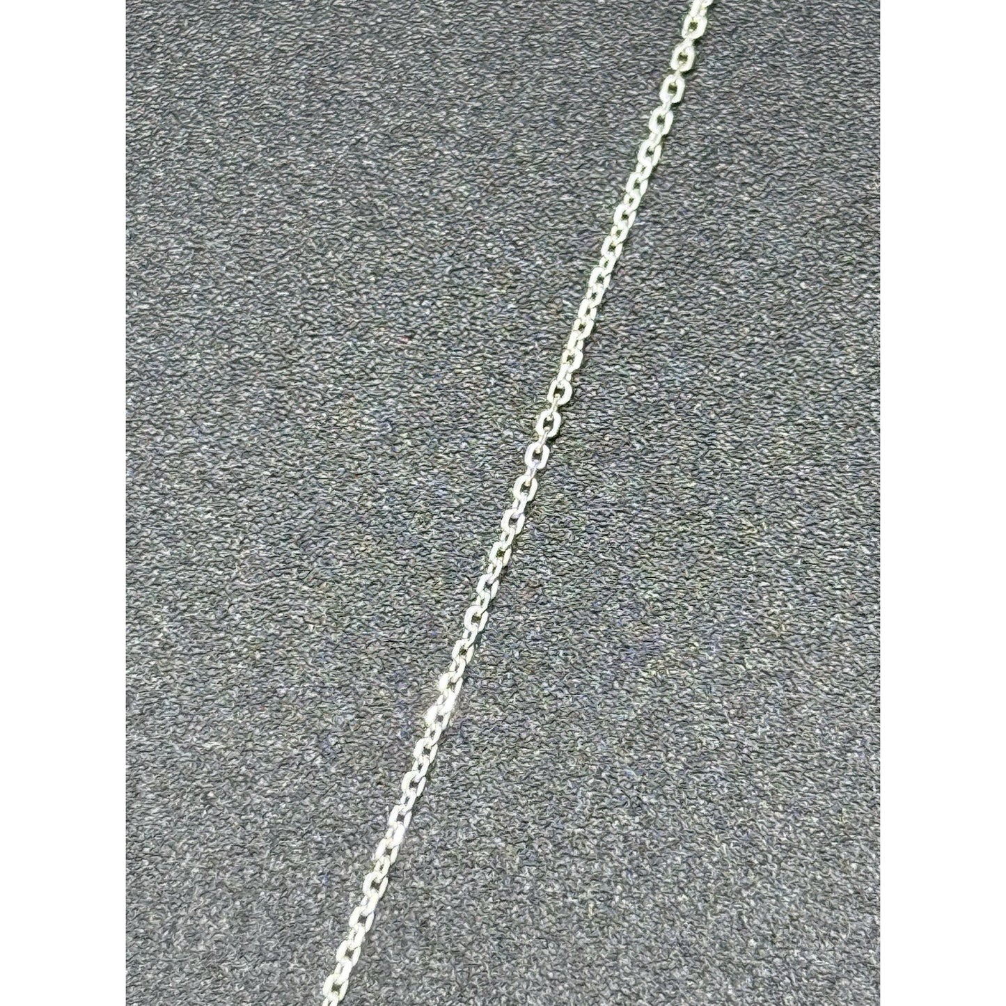 18” Sterling Silver Genuine Amber Cross Pendant Necklace P3