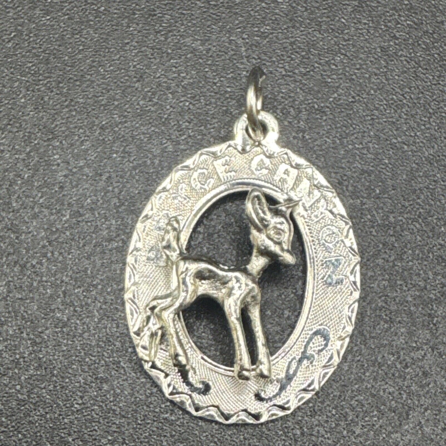 Bryce Canyon Sterling Silver Deer Charm Cree 925 N1