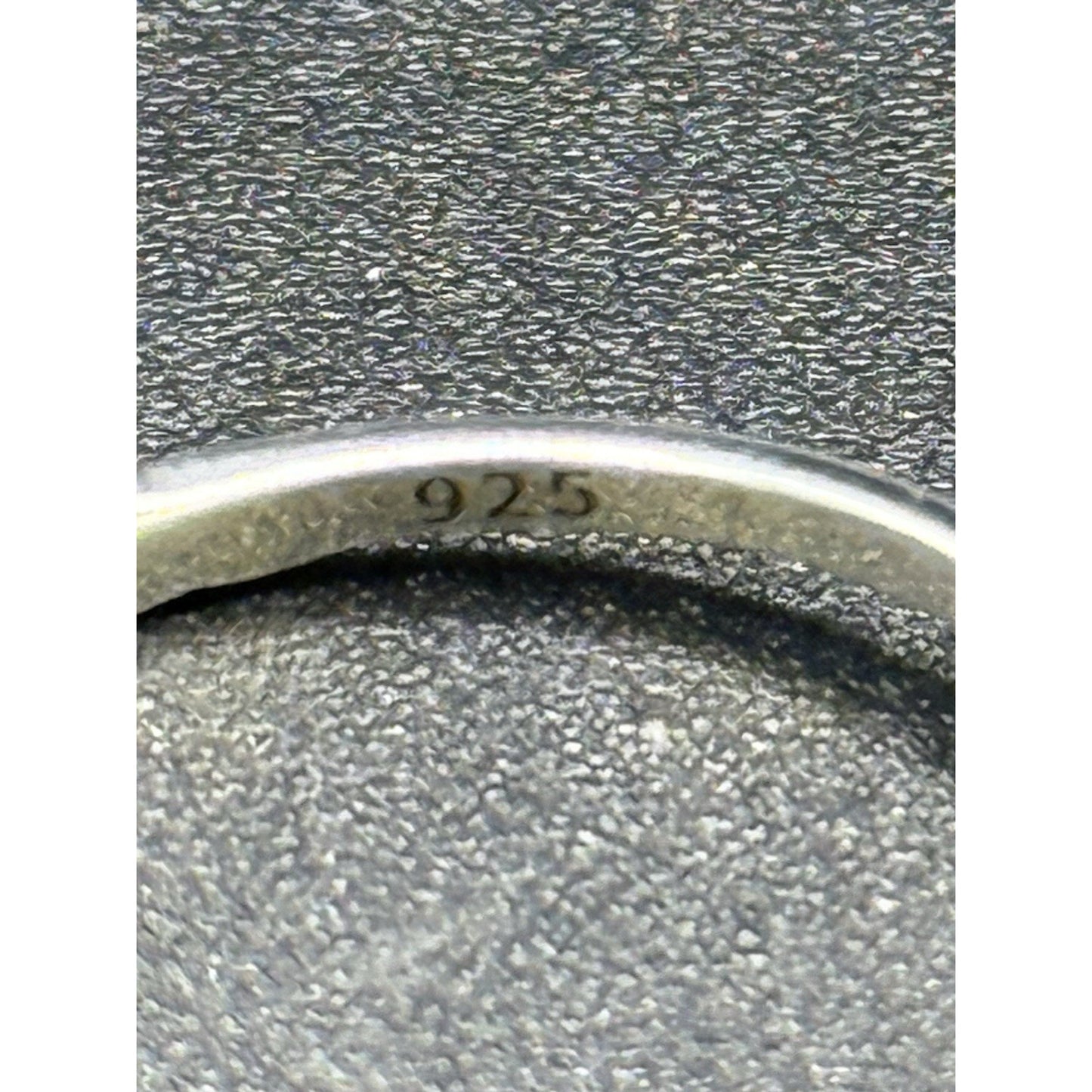 New Condition Sterling Silver Mushrooms Genuine Turquoise Ring Size 7.00 925