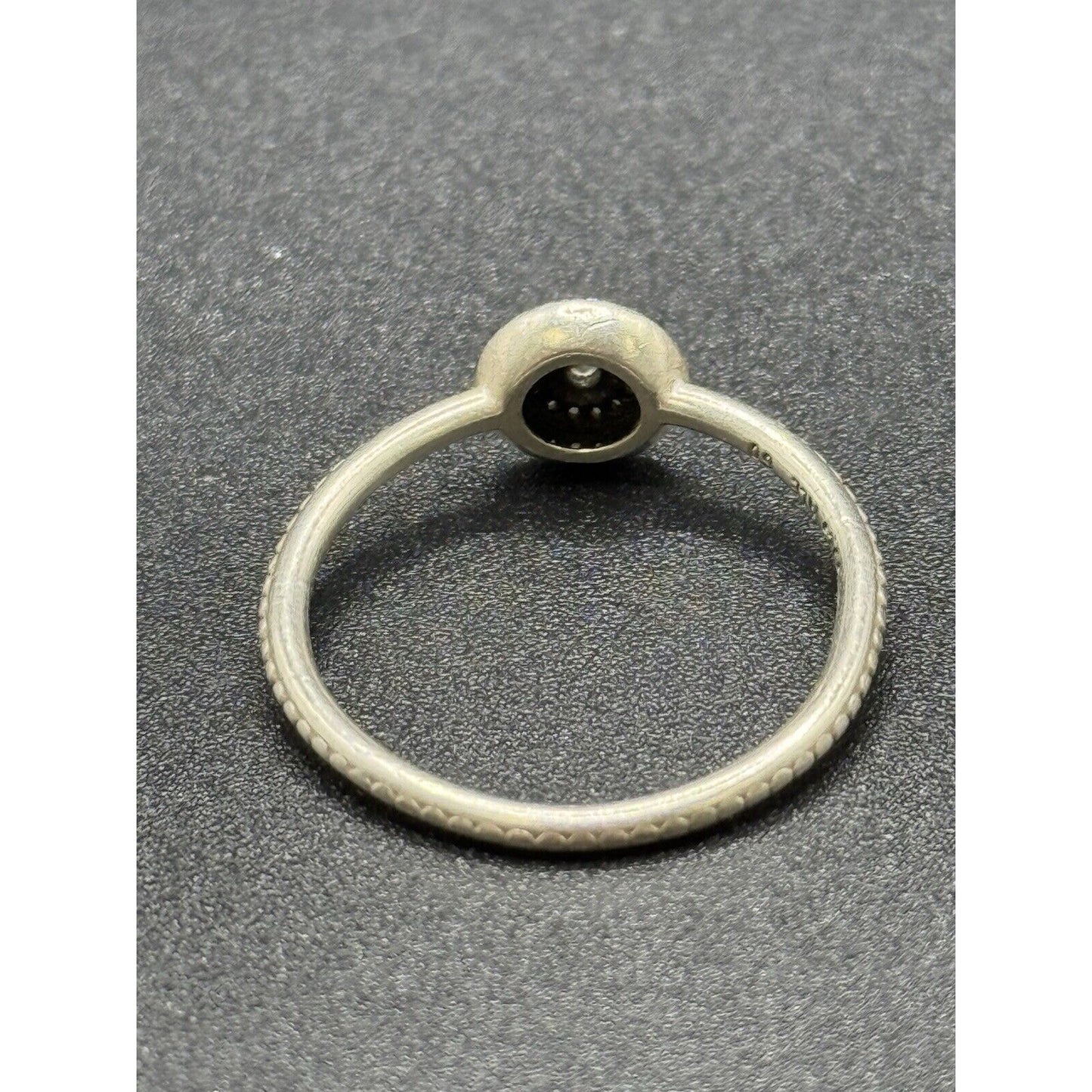 Pandora Sterling Silver Cubic Zirconia Ring Size 8.75 925 M27