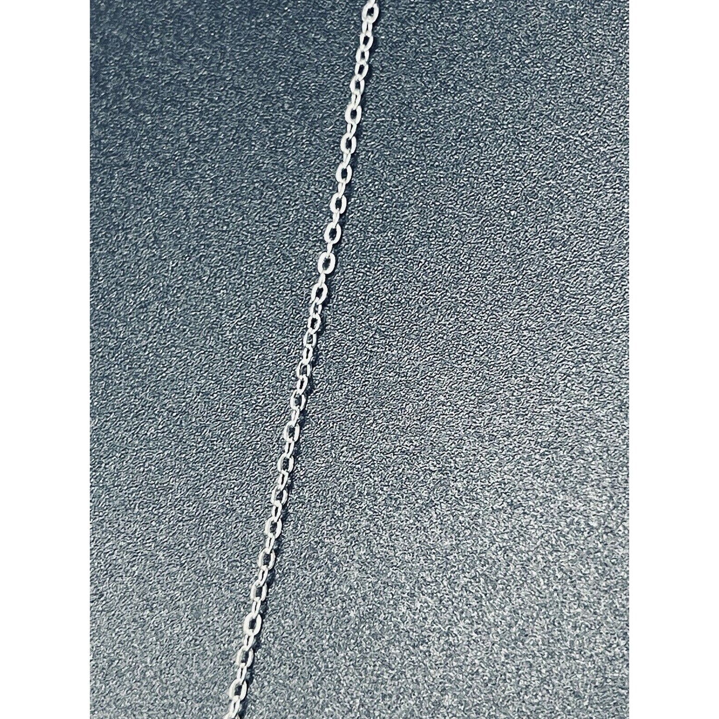18” New Condition Sterling Silver Cross Pendant Necklace 925