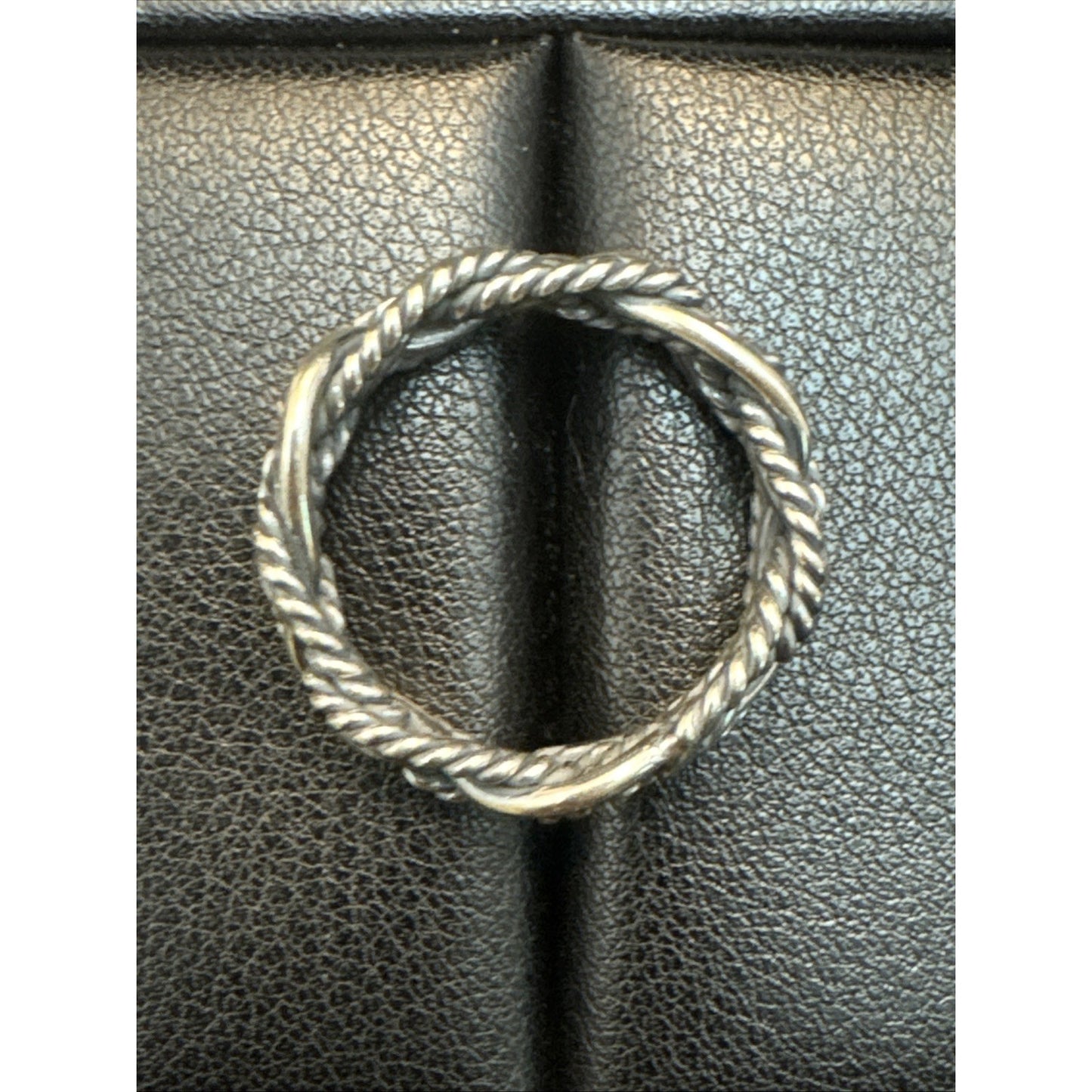 New condition sterling silver weave band ring size 9. 75