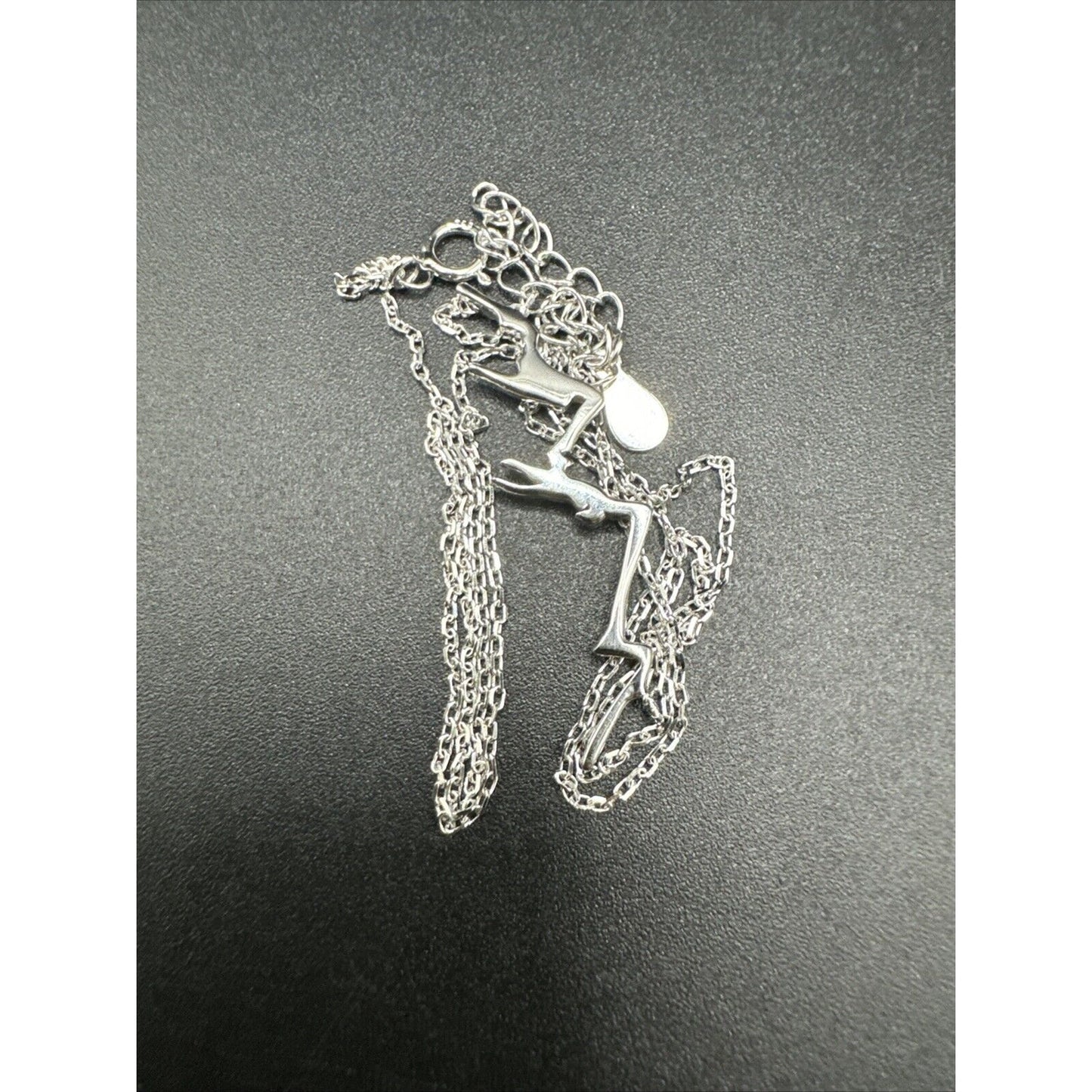 18” New Condition Sterling Silver Mountain Range Necklace 925