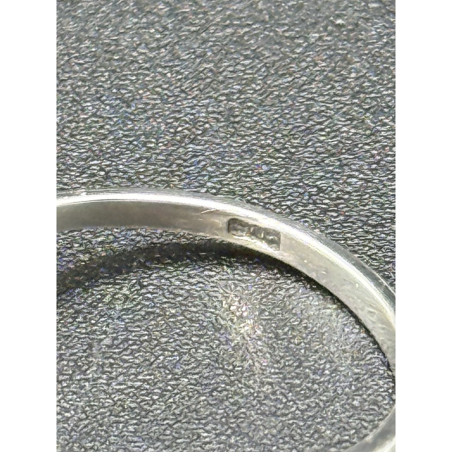 New Condition Sterling Silver Lab Opal Dainty Spider Ring Size 6.50
