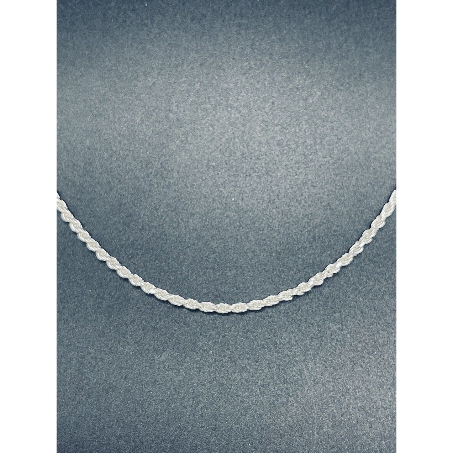 New Condition 22” 3MM Rope Chain Necklace 925
