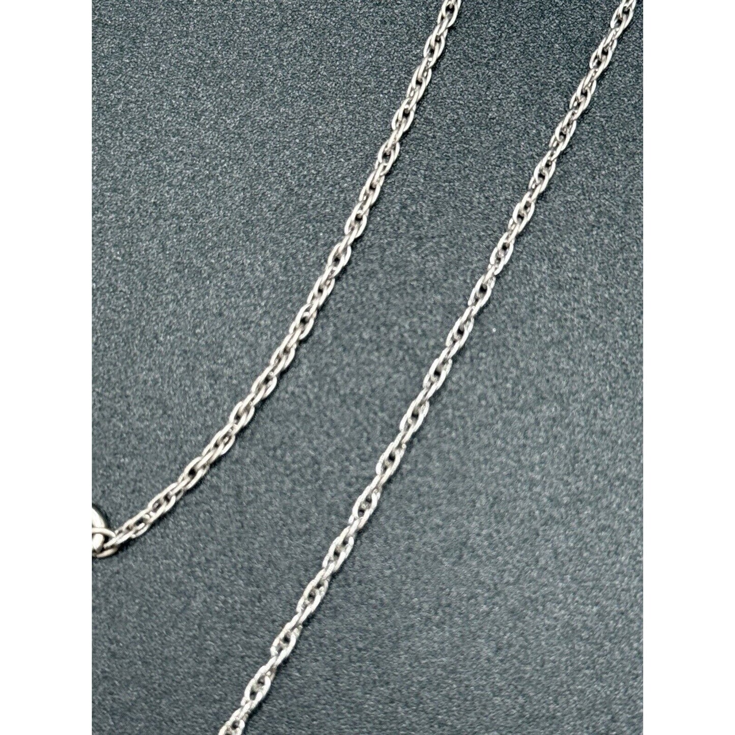 Sterling Silver Scroll Heart Locket 24” Chain M14