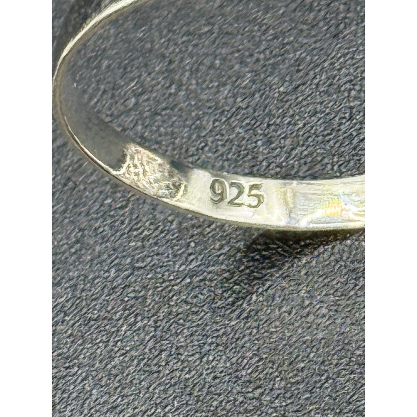 EUC Sterling Silver Genuine Citrine Filigree Ring Size 7 925 Q24