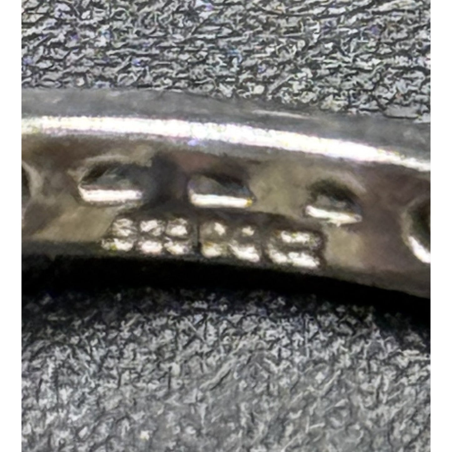 Sterling Silver Cubic Zirconia Eternity Band Size 8.75 925 P10
