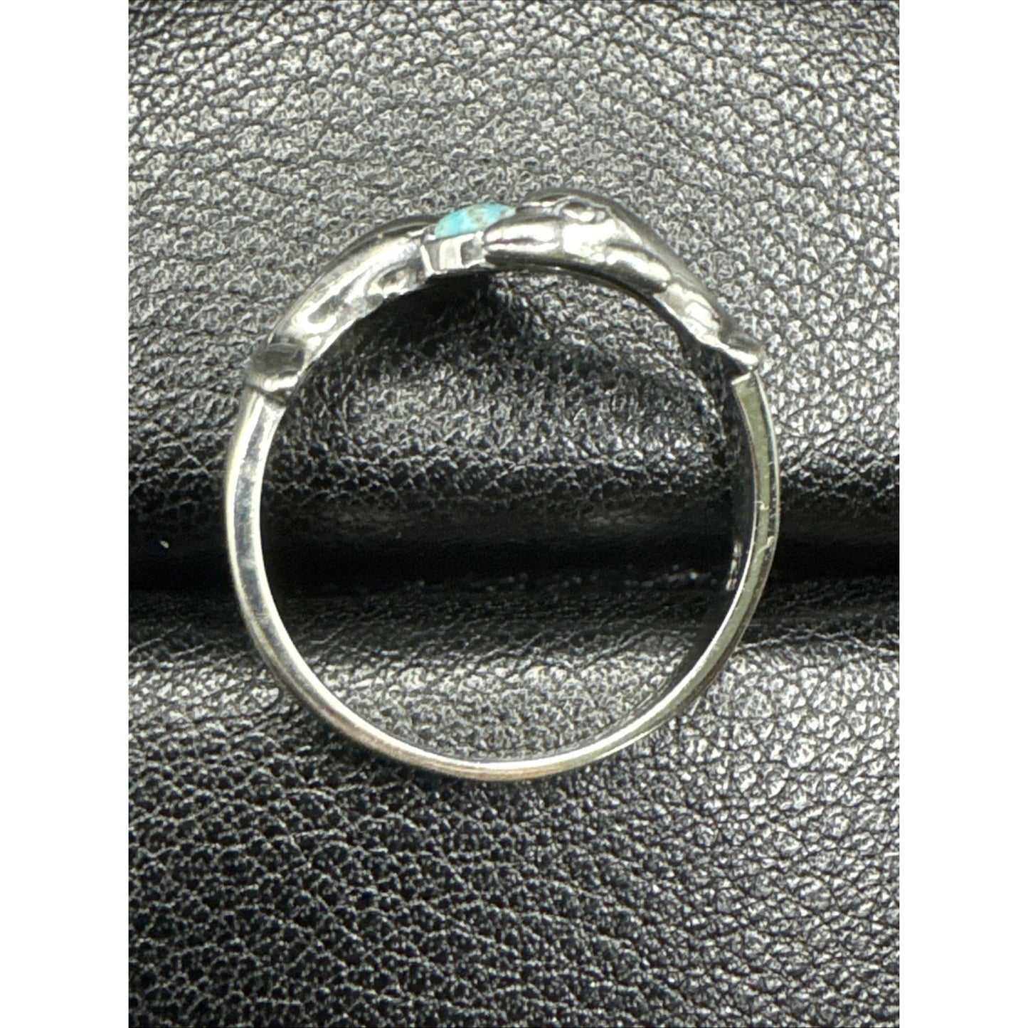 New Condition Sterling Silver Double Dolphin Ring 925 Size 7