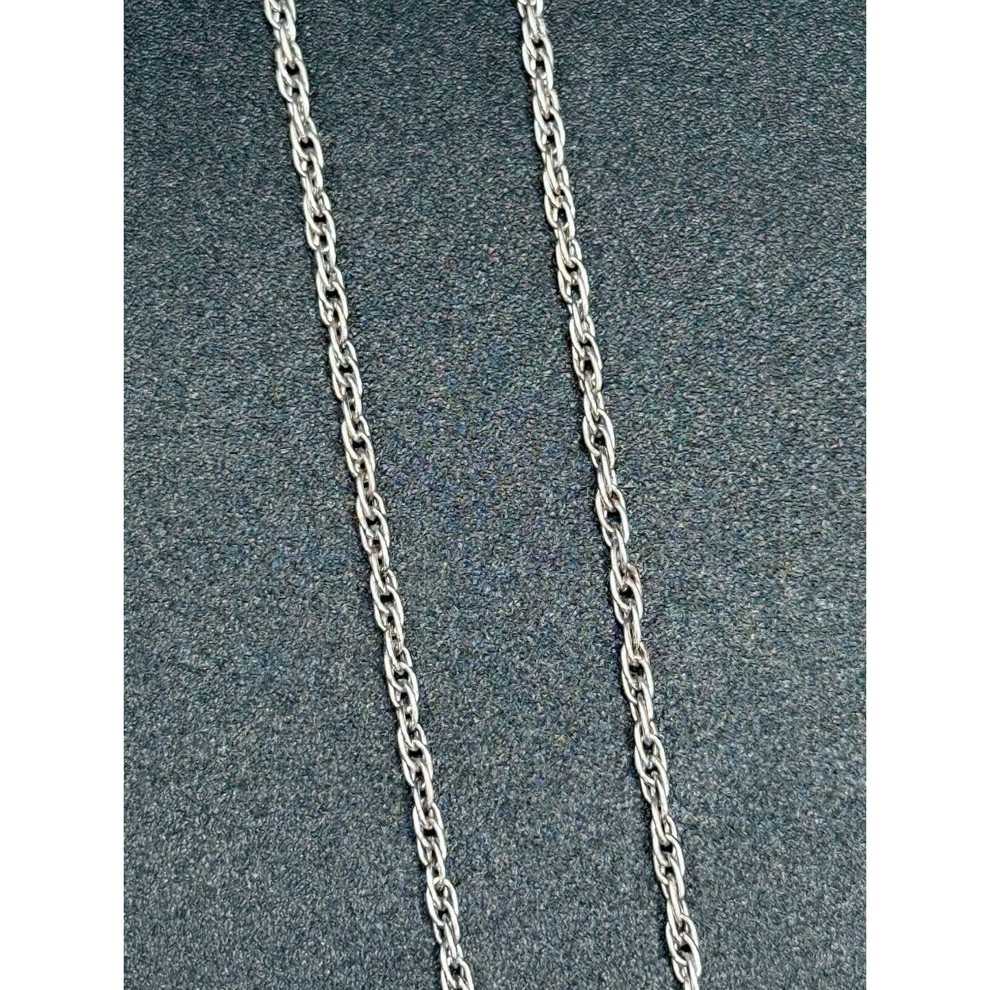 Sterling Silver Scroll Heart Locket 24” Chain M14