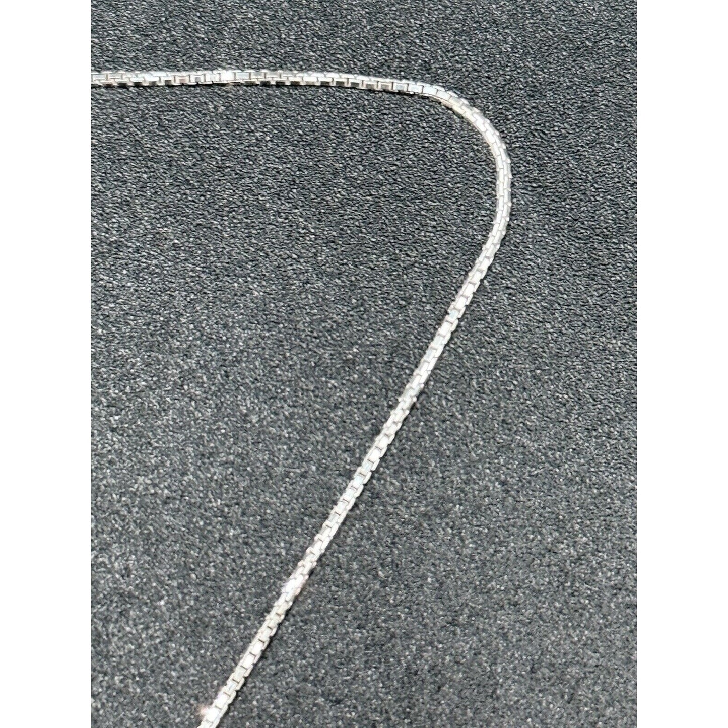 18” Vintage Sterling Silver Cubic Zirconia Marcasite Pendant Necklace 925 M8