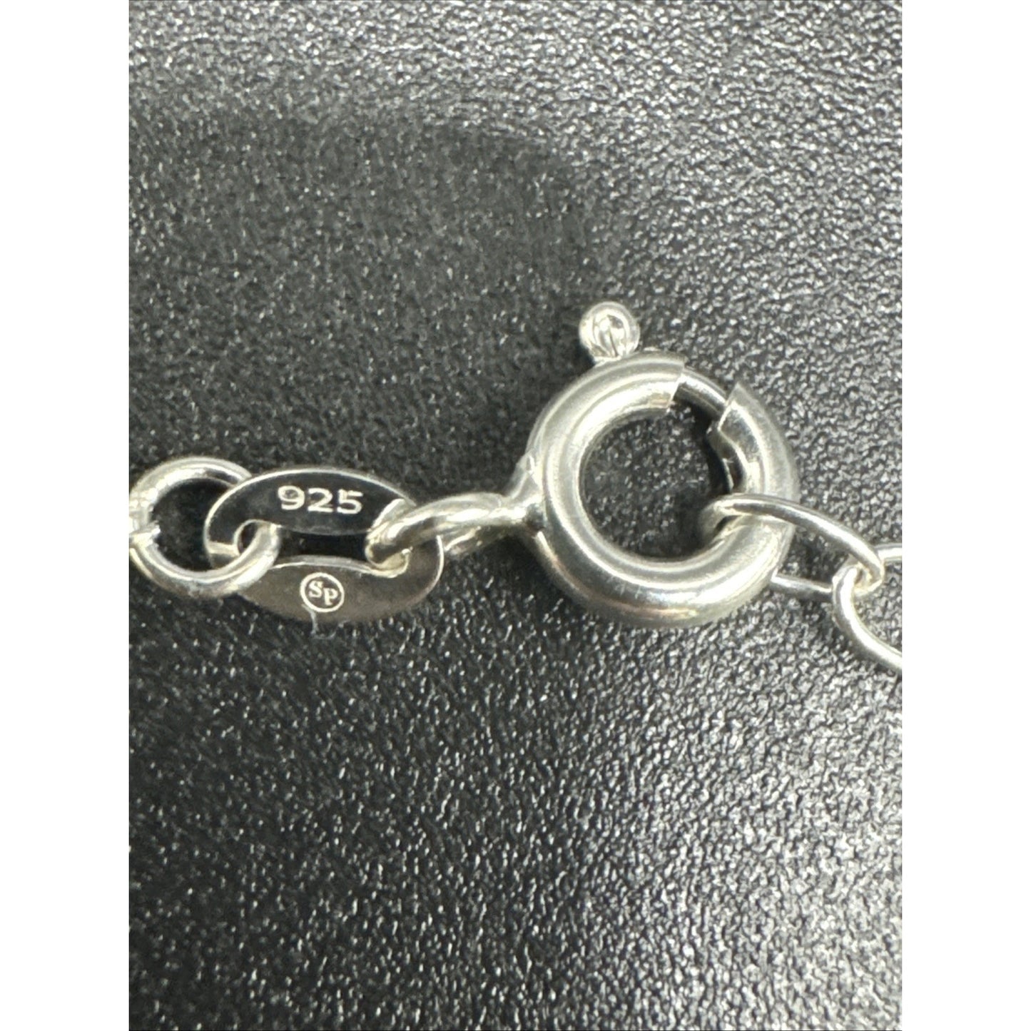 New Condition 7” Sterling Silver Jesus Christ Medals Bracelet 925