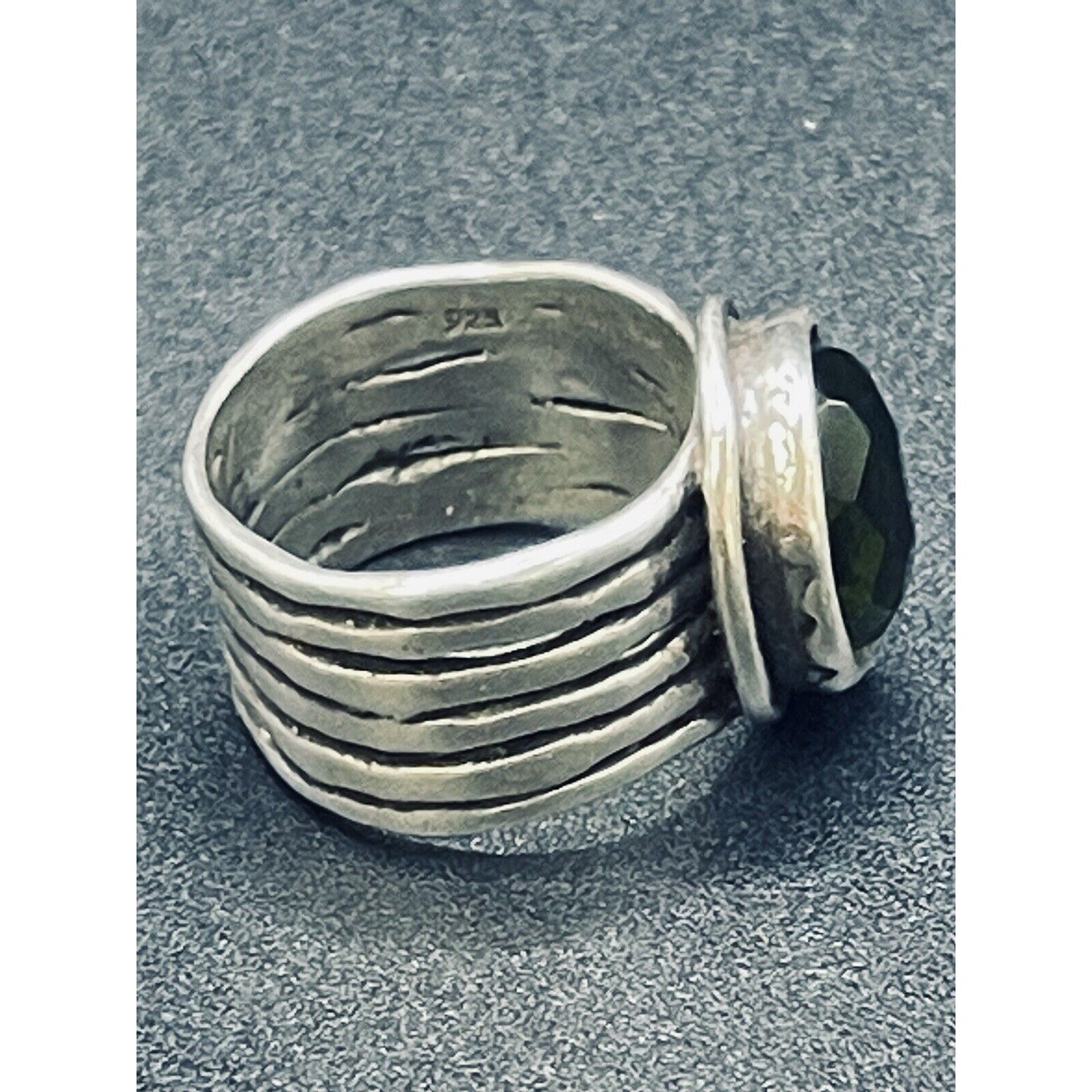 Silpada Sterling Silver Green Quartz Ring Size 5.50 Daintree R1463