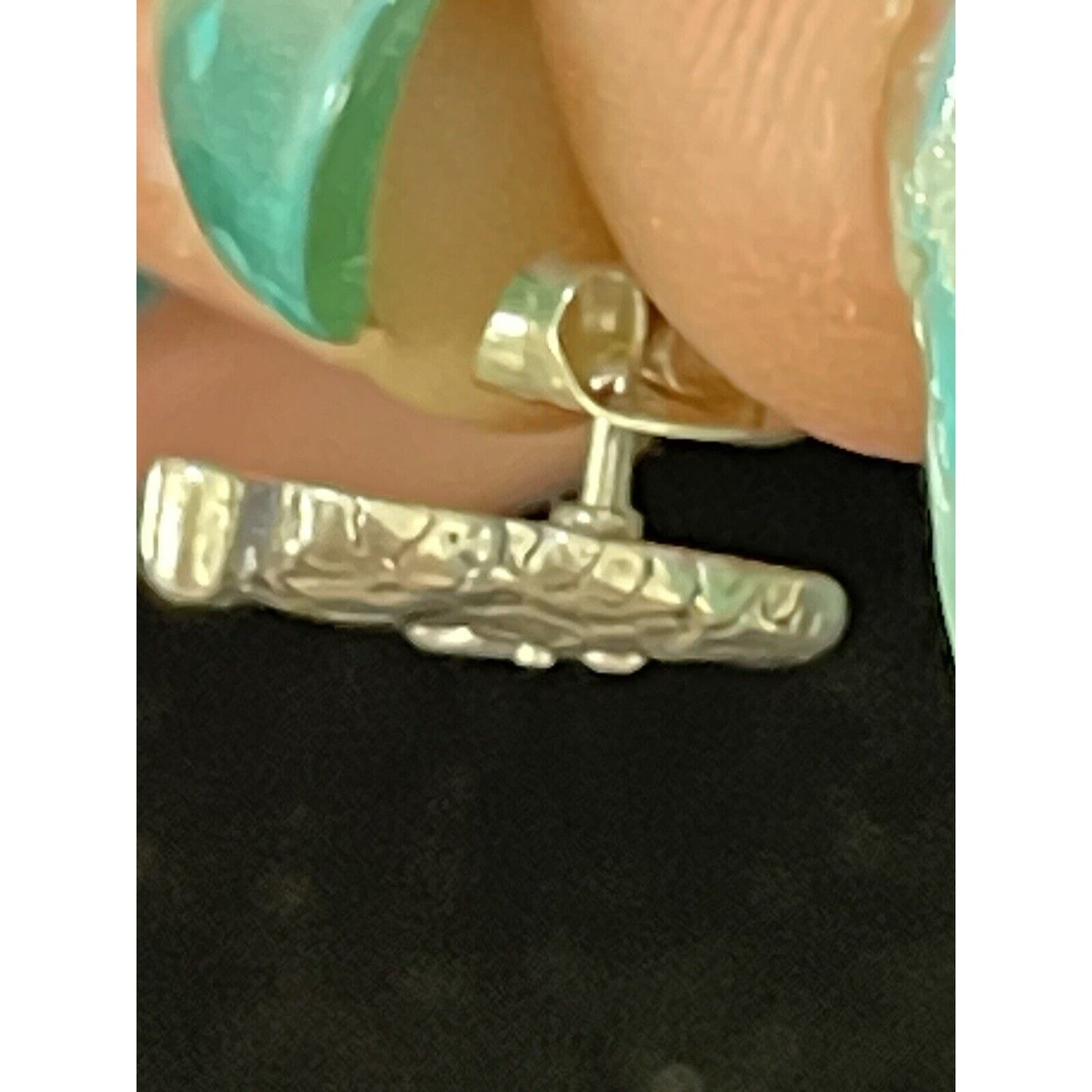 Adorable Giraffe Laying Down Sterling Silver Stud Earrings 925 P20