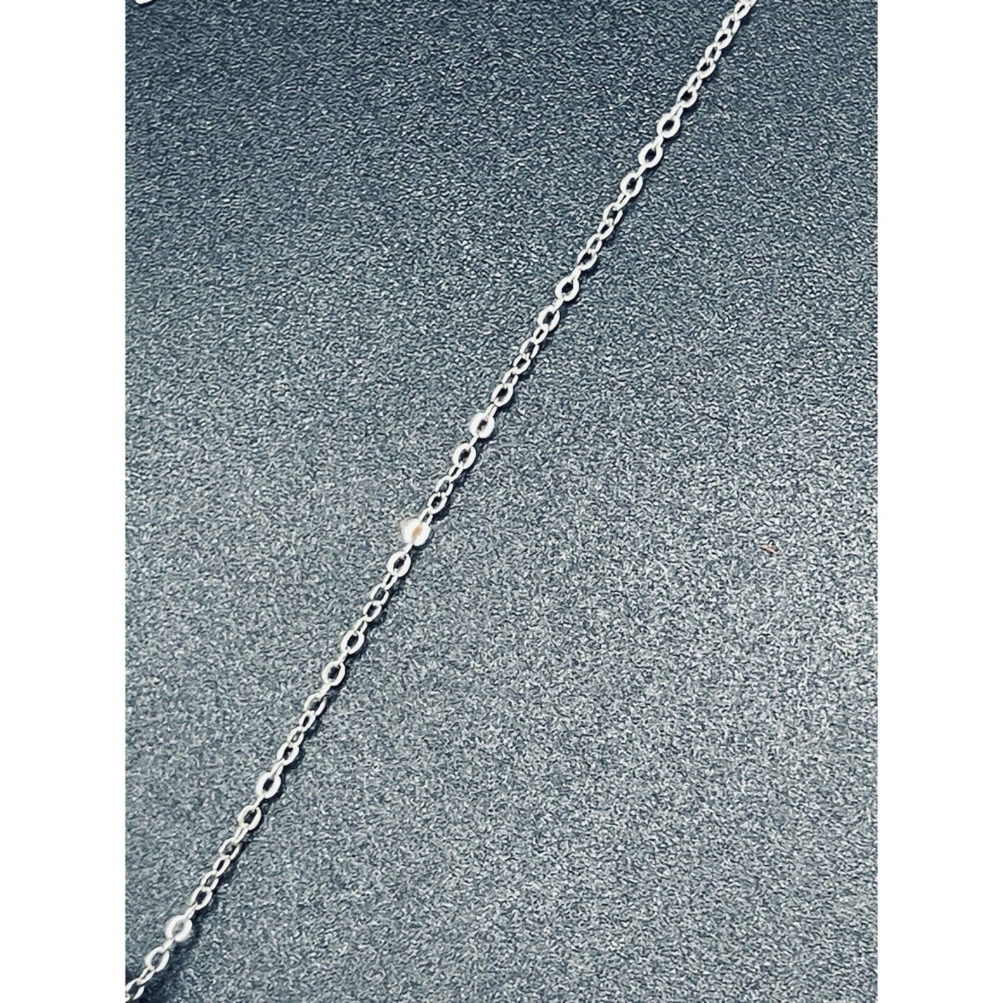 18” Sterling Silver Red Cubic Zirconia Halo Pendant Necklace Extender L13