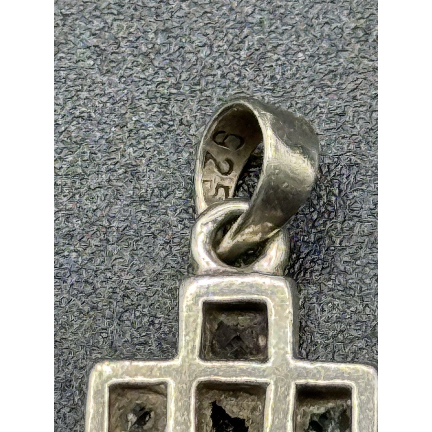 (3) Vintage Sterling Silver Dainty Cross Charm Pendant Lot 925 Q23