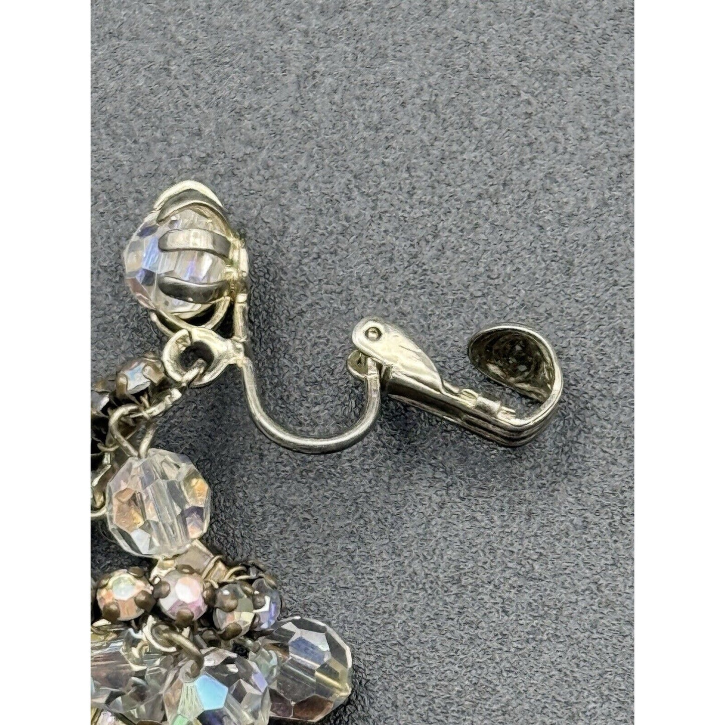 Jonne By Schrager Aurora Borealis Spiral Dangle Earrings N11