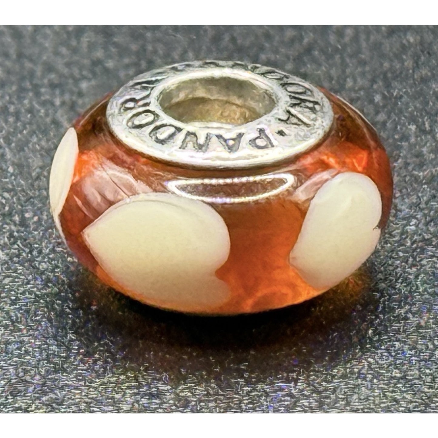 Pandora Sterling Silver Murano Heart Charm ALE 925 N19