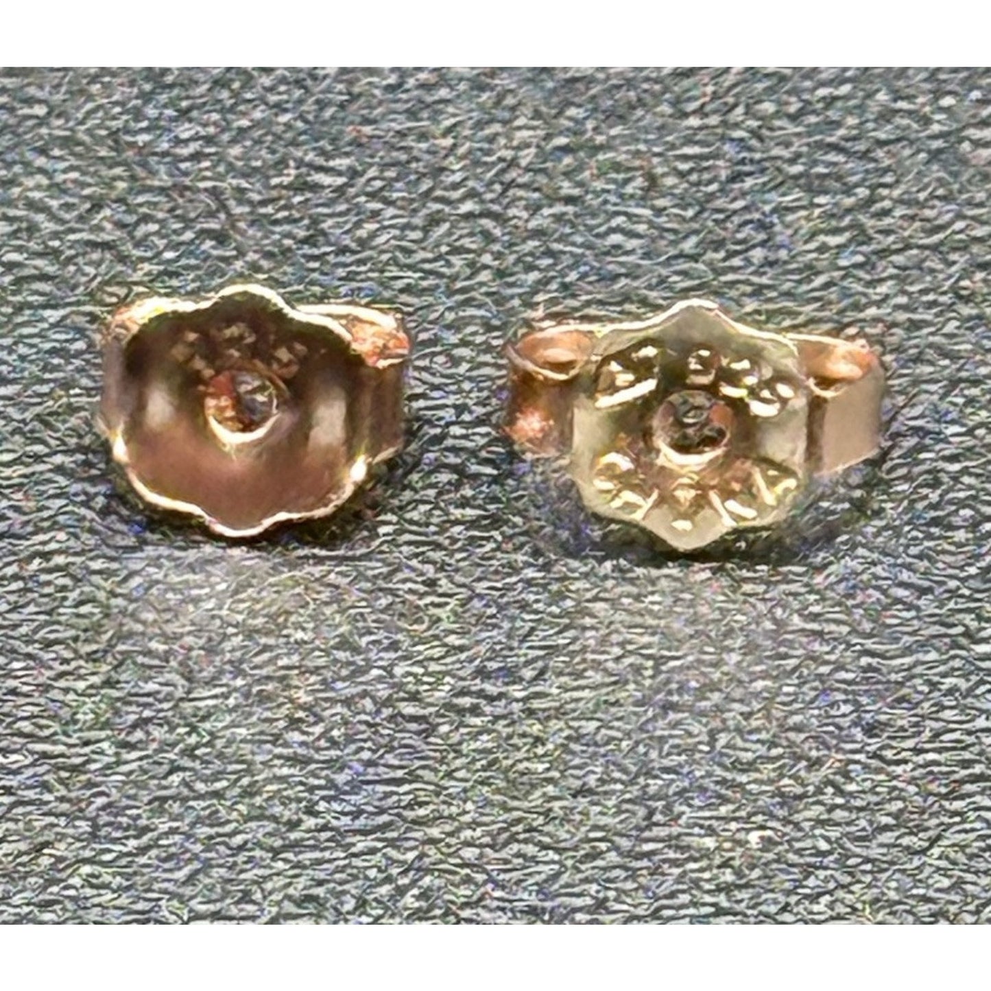 New Condition Rosa Sterling Silver Cubic Zirconia Crown Stud Earrings N19