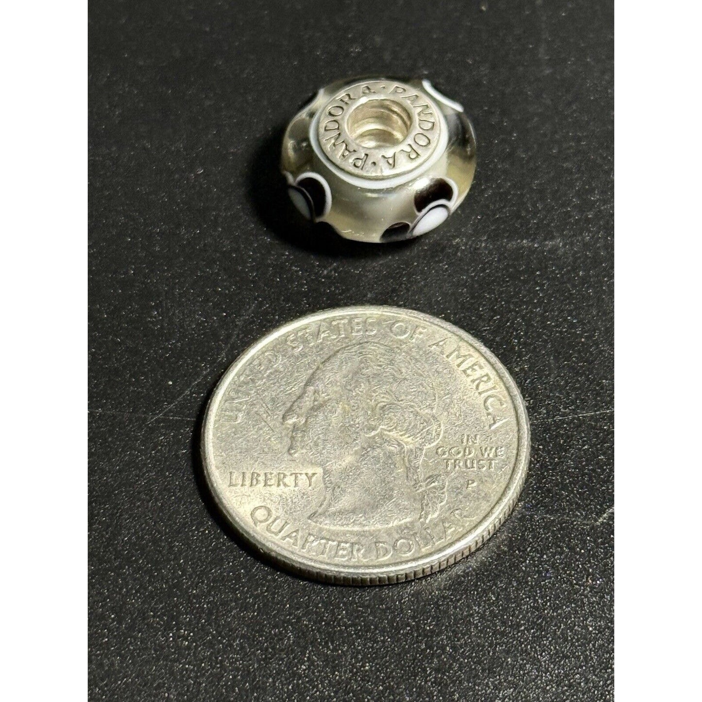 Pandora Sterling Silver Mirano Flower Charm 925 M28