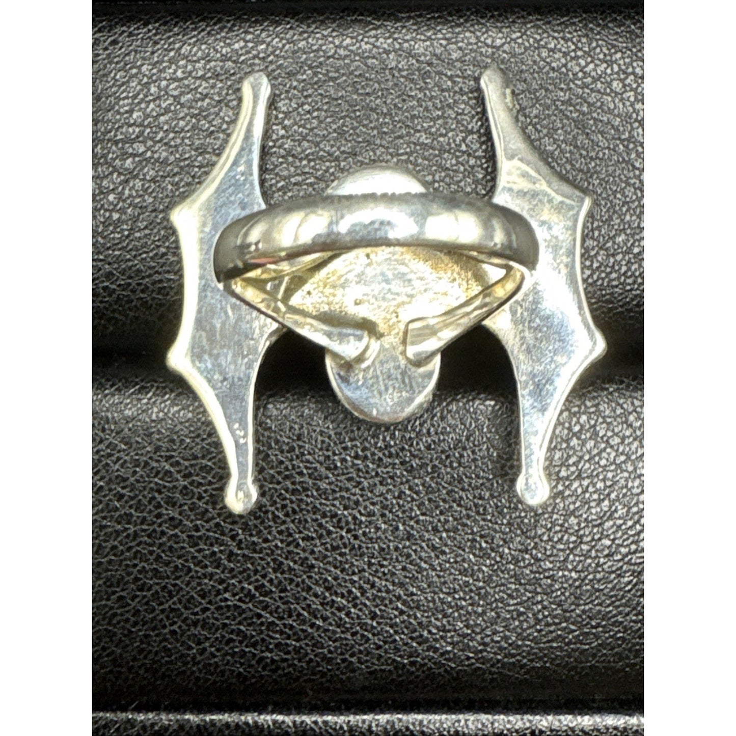 Sterling Silver Turquoise Spider Ring 925 Size 7.75 #2 T29