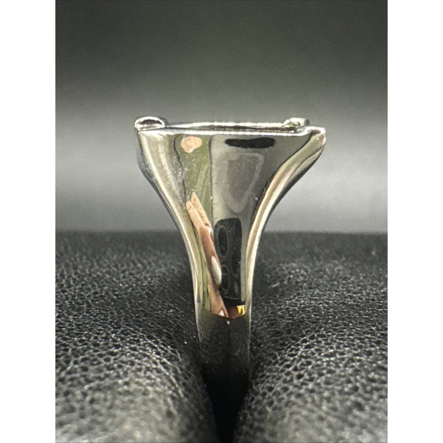 New Condition Sterling Silver Horse Shoe Luck Ring 925 Size 13