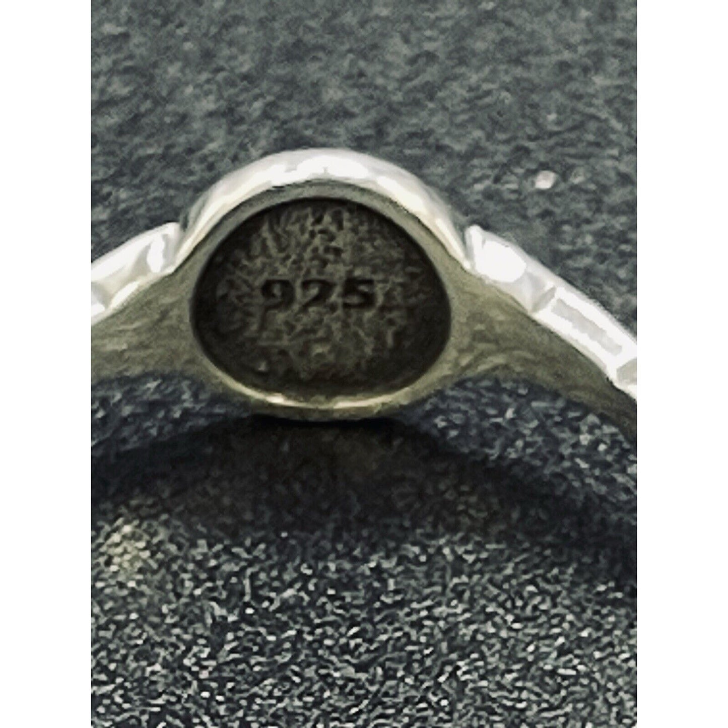 New Condition Sterling Silver Dainty Cross Ring Size 800 925