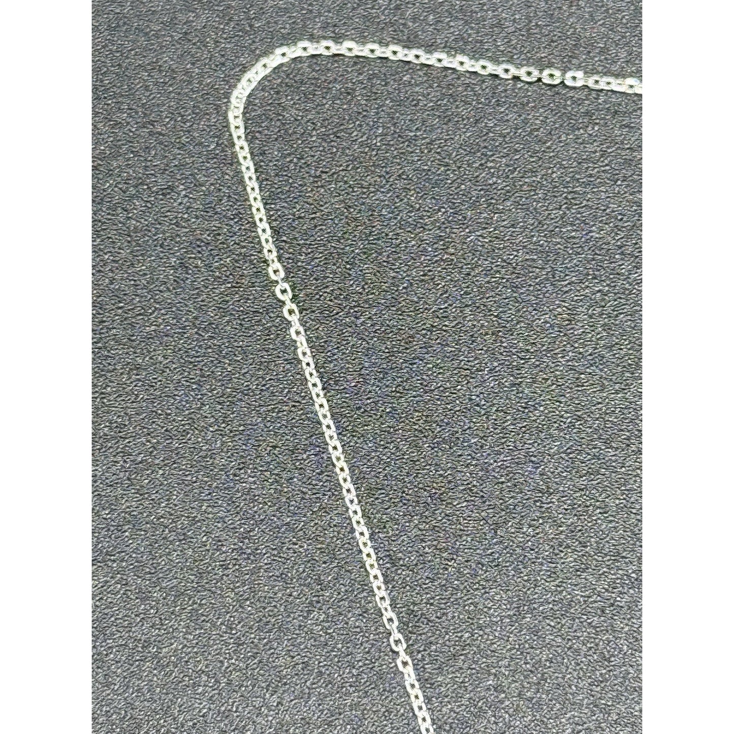 18” Sterling Silver Genuine Amber Cross Pendant Necklace P3