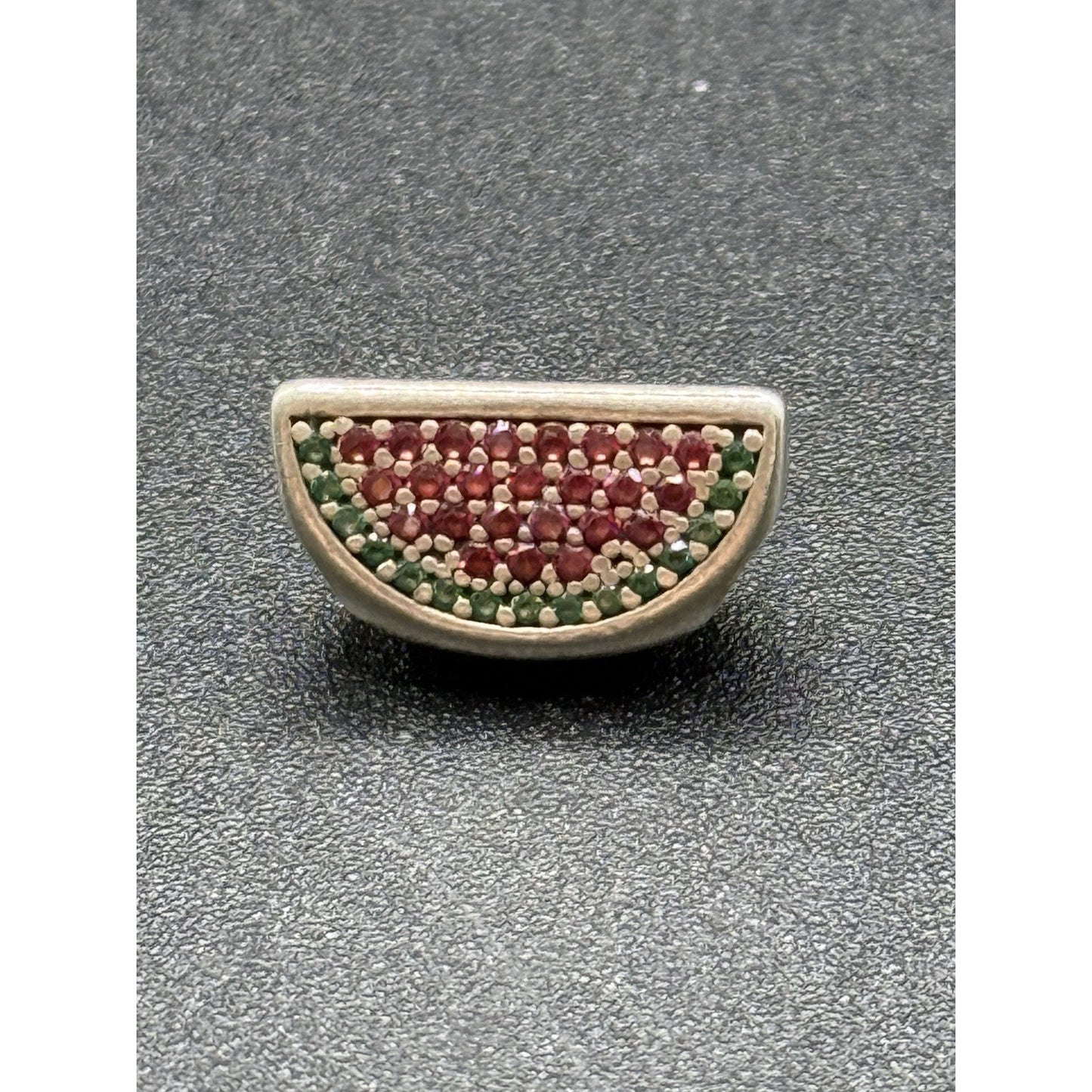Pandora Sterling Silver Watermelon Cubic Zirconia Charm ALE P6