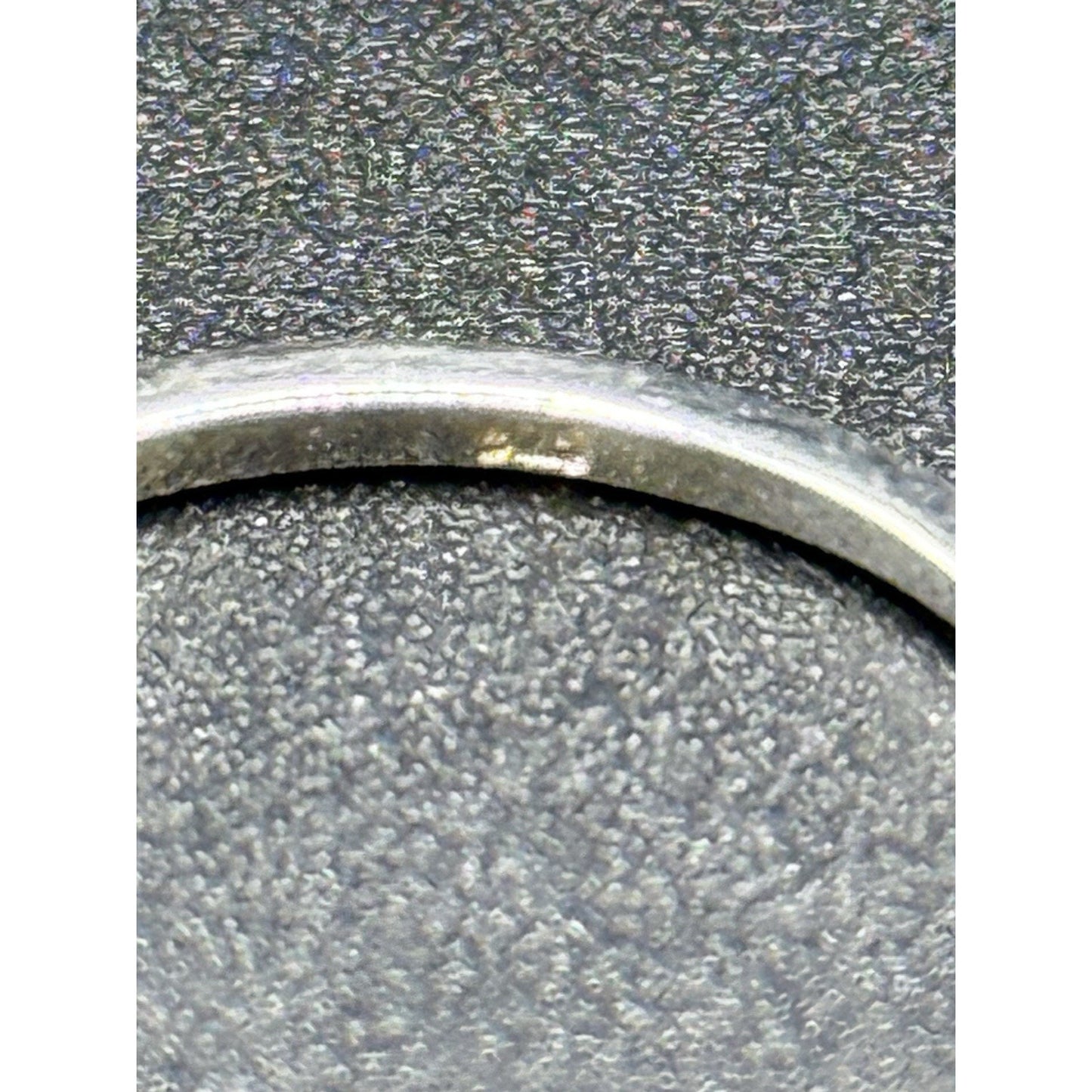 Sterling Silver Cubic Zirconia Thin Band Ring Size 6.50 Q7