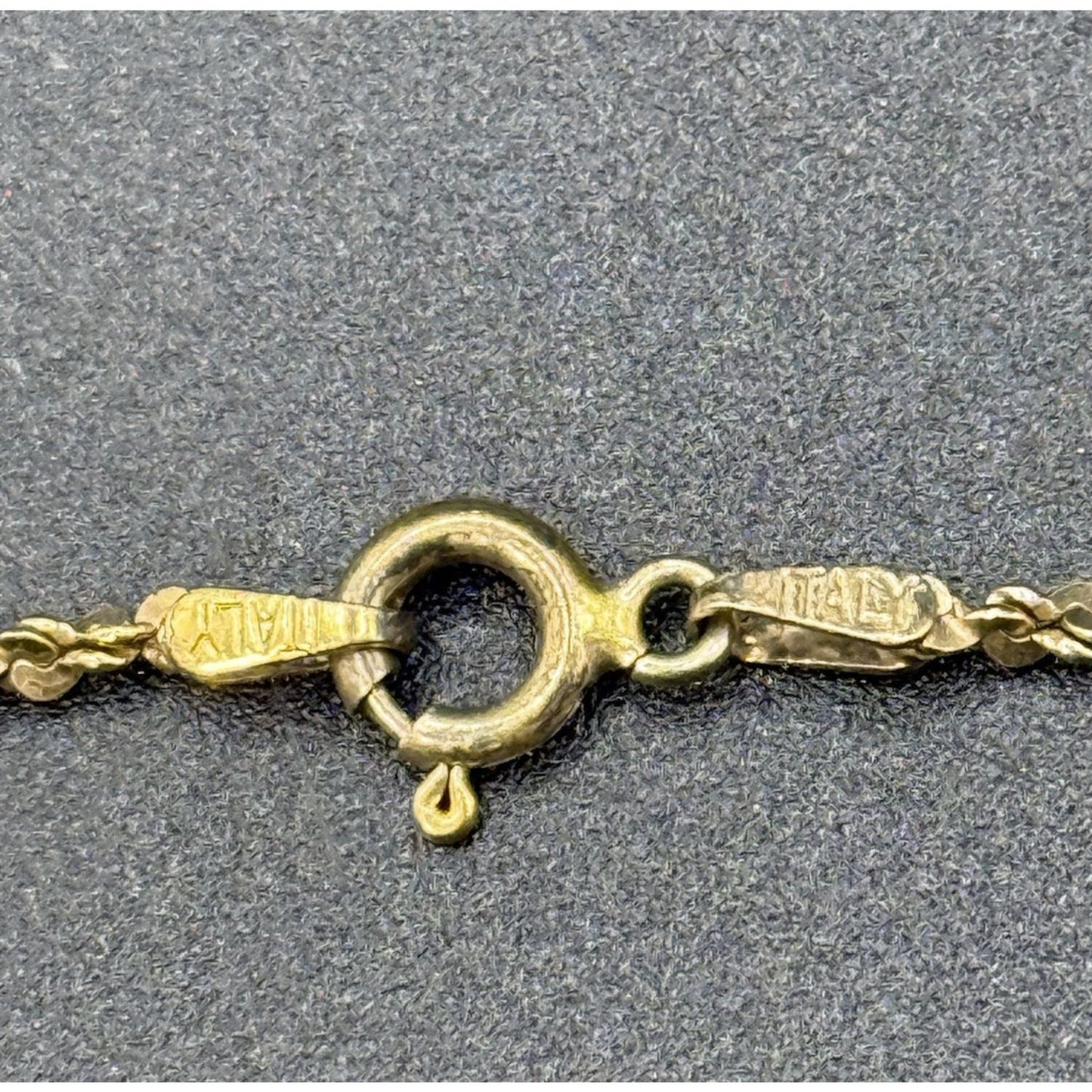 20” Gold Sterling Silver Twist Chain Necklace 925 P5