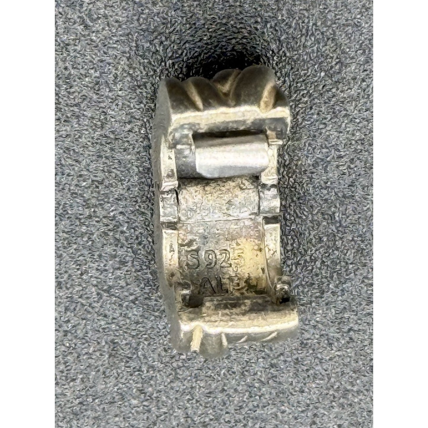 Two (2) Pandora Braided Clip Charms ALE P5