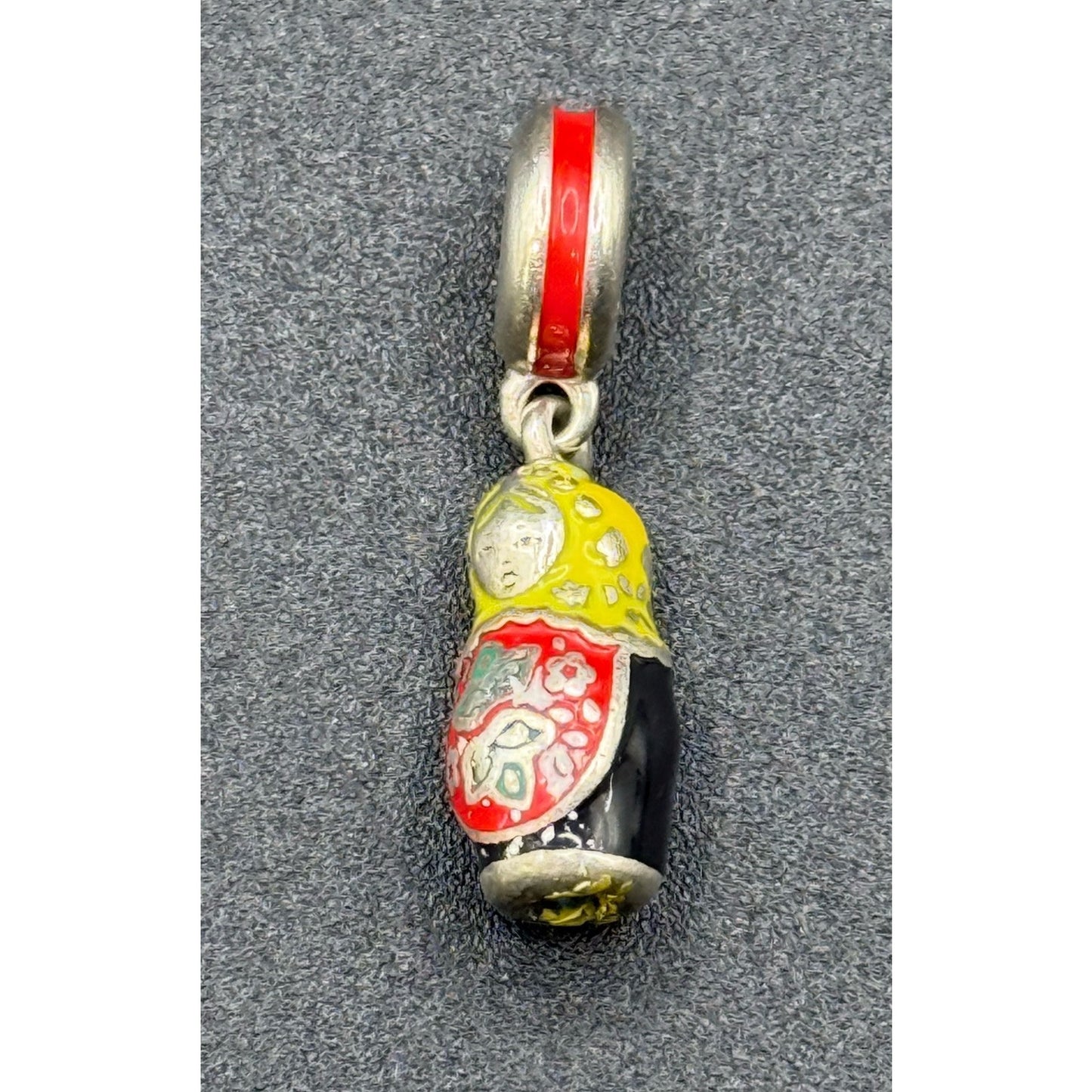 Pandora Matryoshka Nesting Doll Charm Rare ALE P5