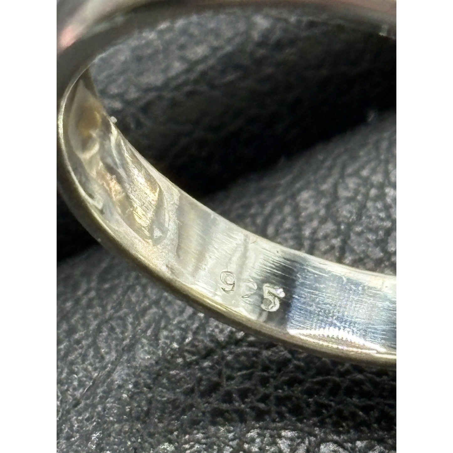 New Condition Sterling Silver Moonstone Oblong Ring Size 7