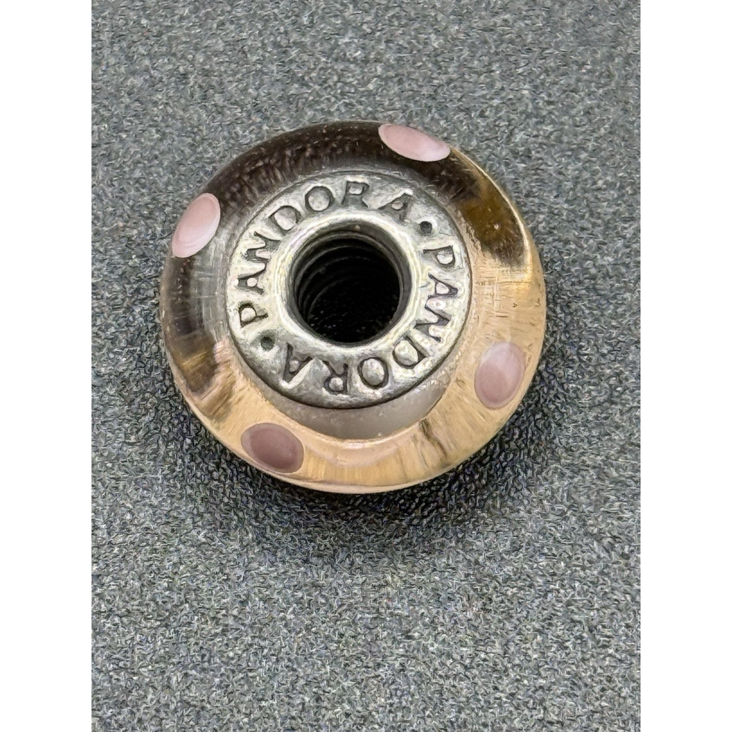 Pandora Pink Bubble Murano ALE 925 N19