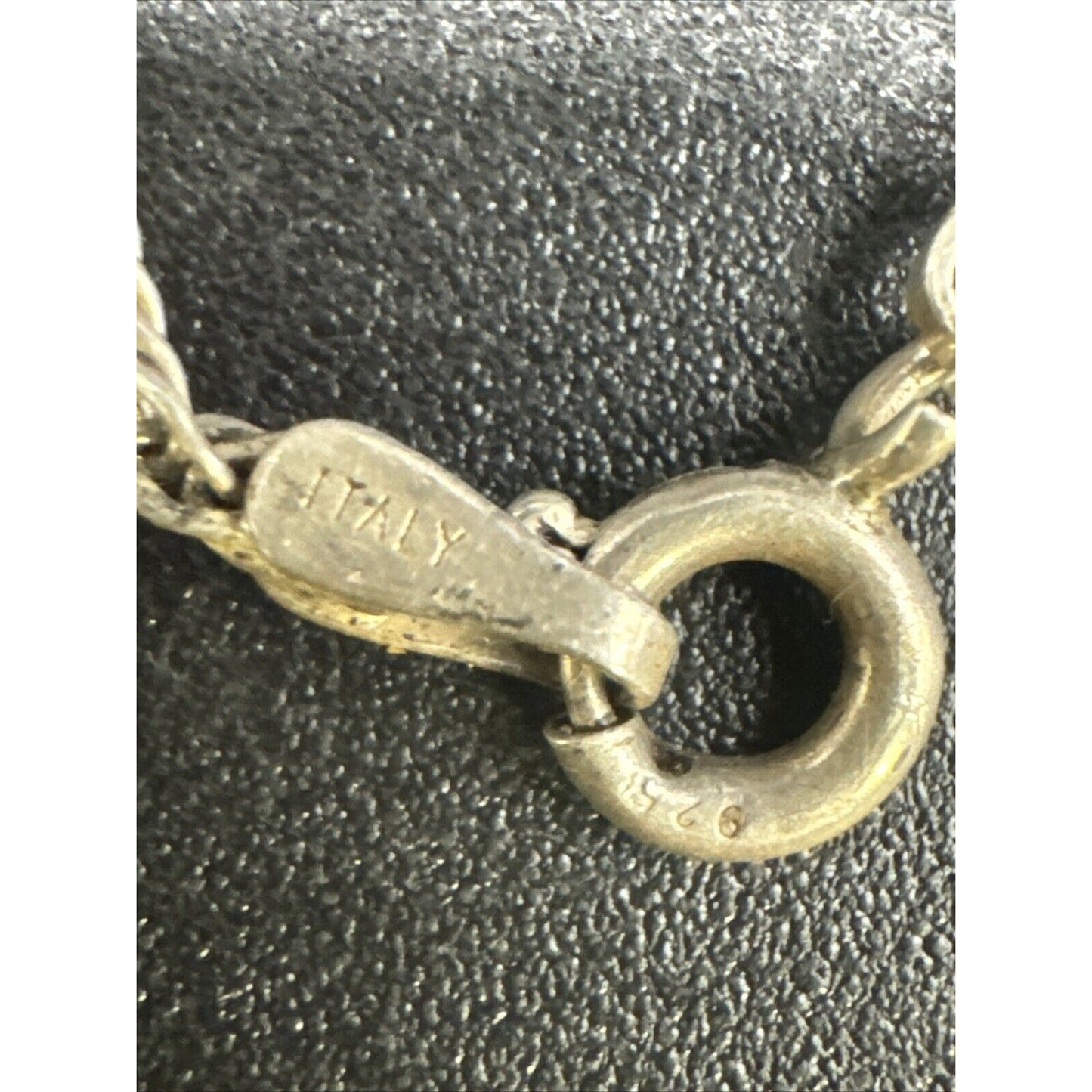 24" Vintage Sterling Silver Rope Chain Necklace 3g 925 K23