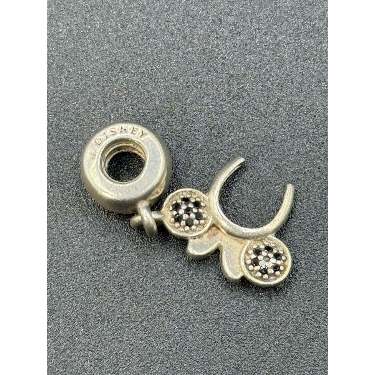 Vintage Pandora Disney Mickey Minnie Mouse Ears Charm ALE P5
