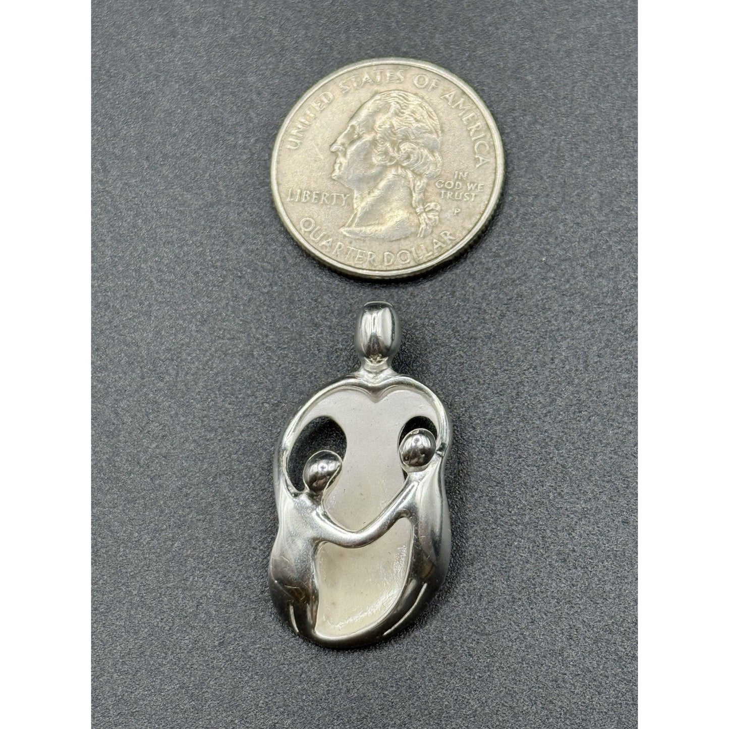 Carolyn Pollack Sterling Silver Mother Children Pendant Relios 925 P19