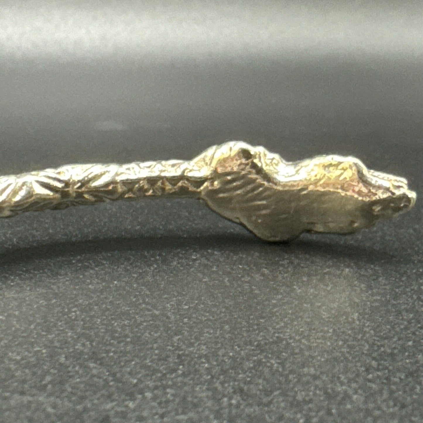 Handmade Sterling Silver 8” Prayer Hands Cuff Bracelet 2.75” Open 37 Grams F25