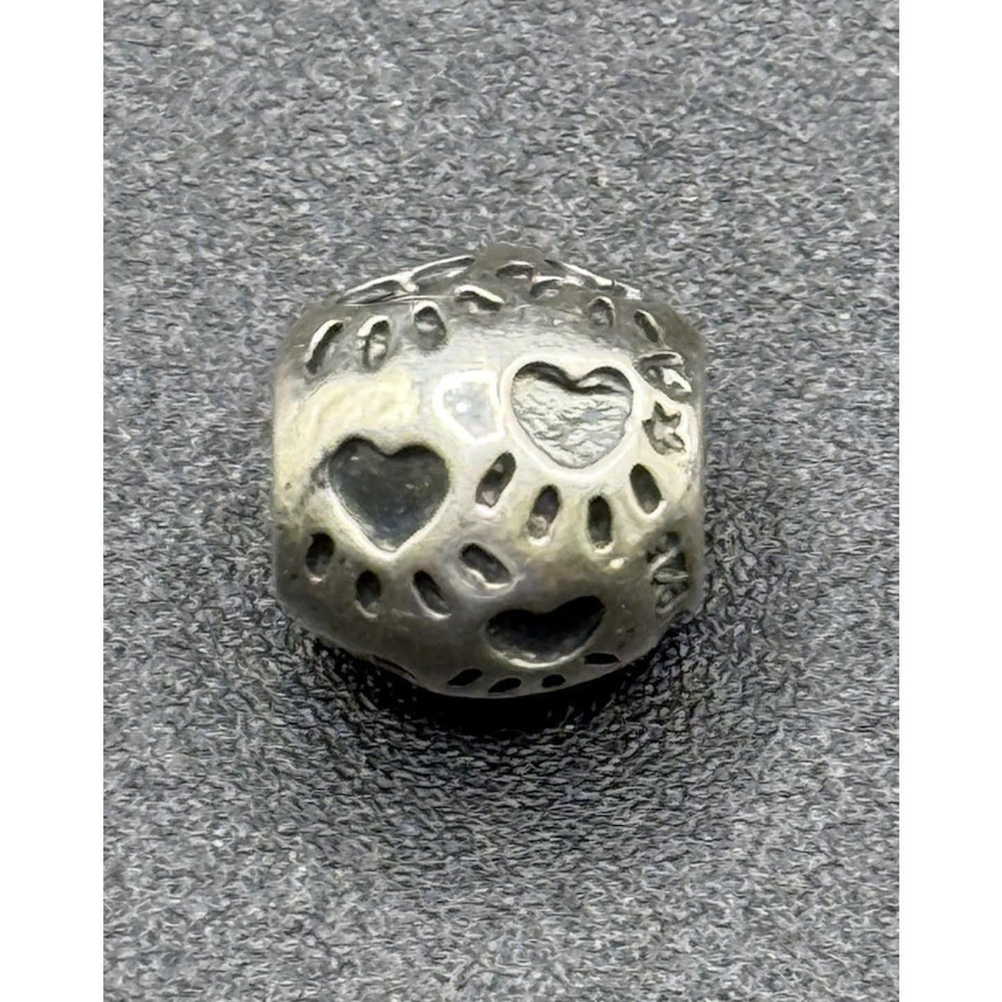 Chamilia Sterling Silver Paw Print Enamel Charm P18