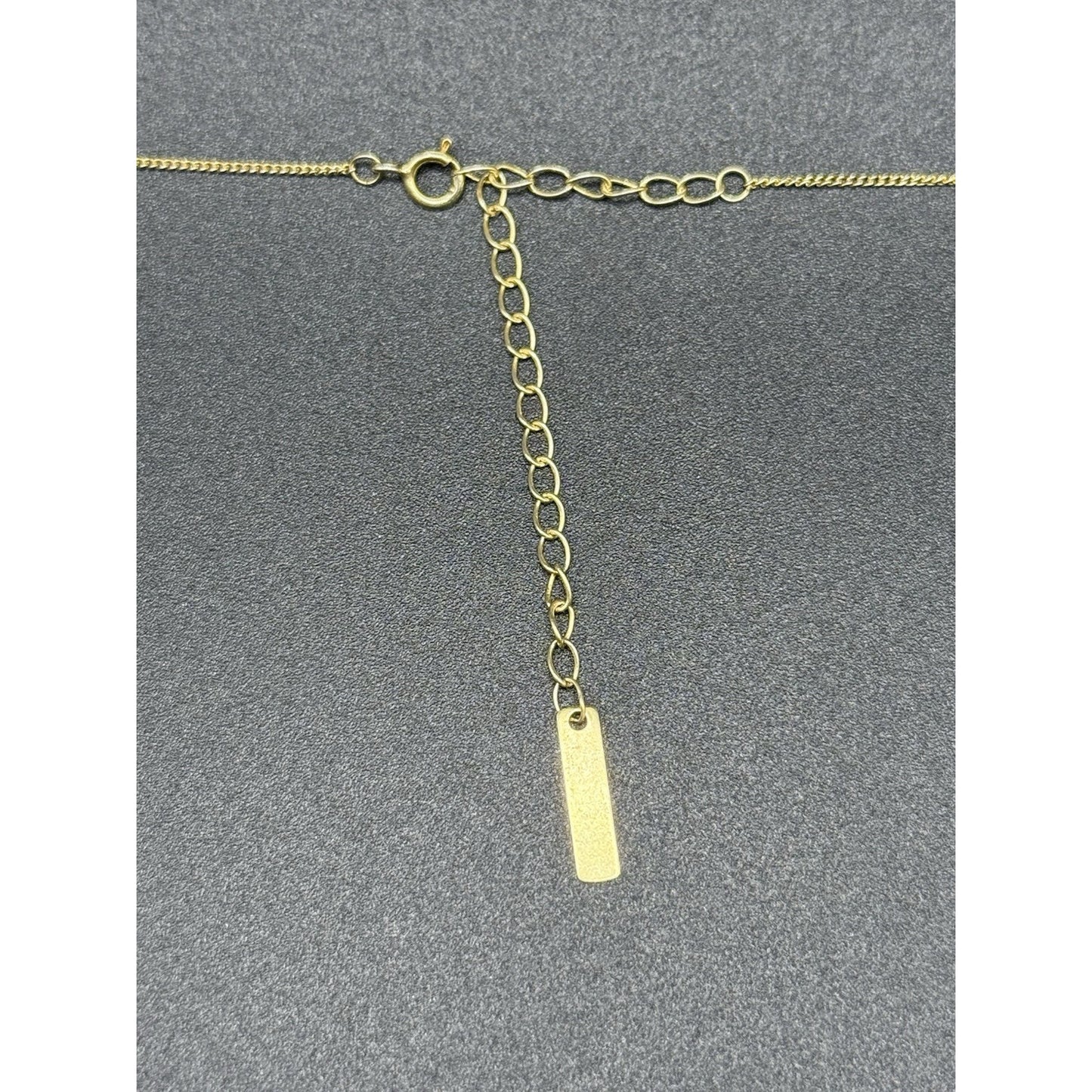 20” Gold Sterling Silver Pearl “Forever Love” Pendant Necklace 925 P3