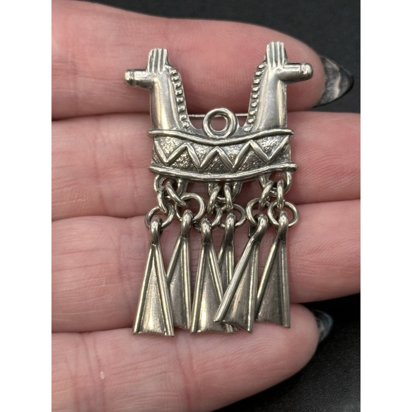 Kaleuala Kora Finnish Vintage Horse Brooch Pin Rare P5