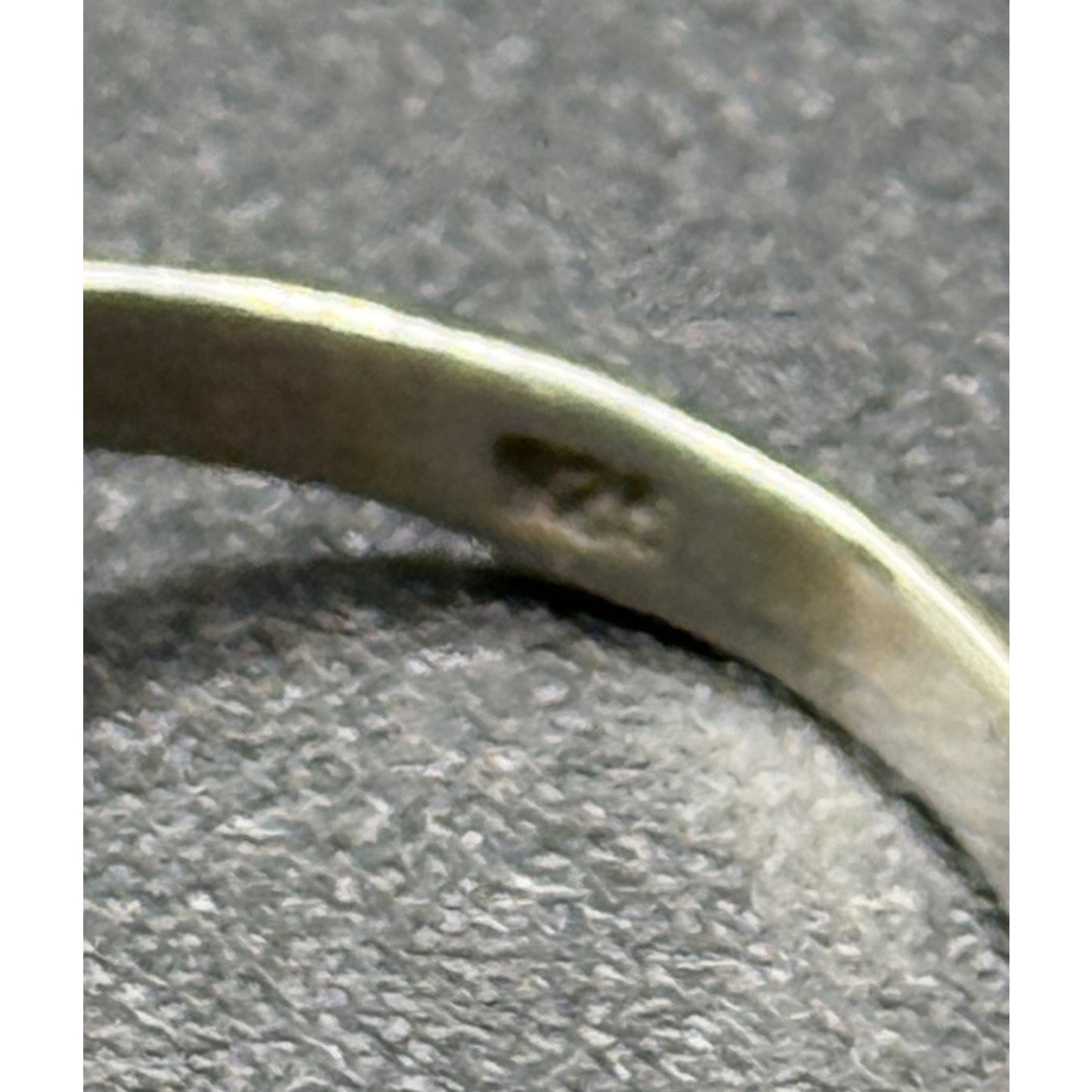 New Condition Sterling Silver Genuine Lapis Moon Ring Size 7.00
