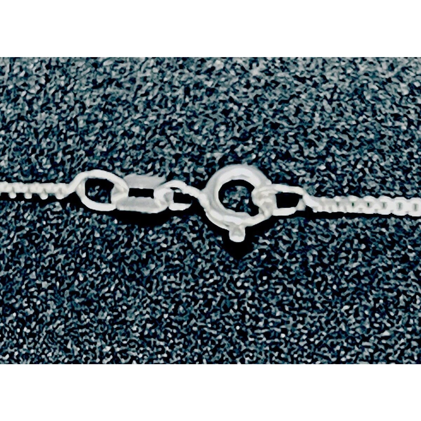 20” New Condition Sterling Silver Skull Anchor Necklace Box 925