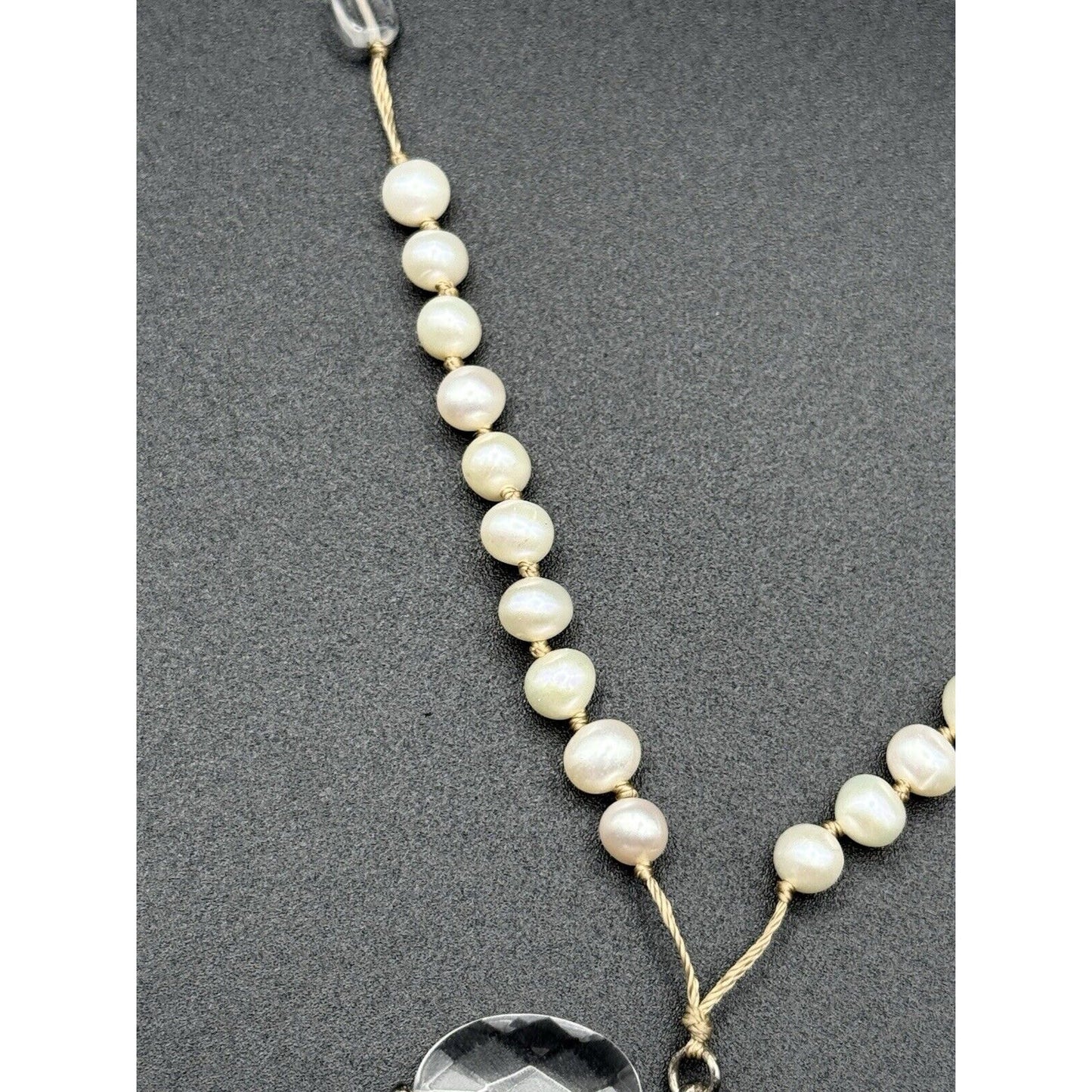 Silpada 30” Multi Gemstone Necklace Pearl Crystal N11