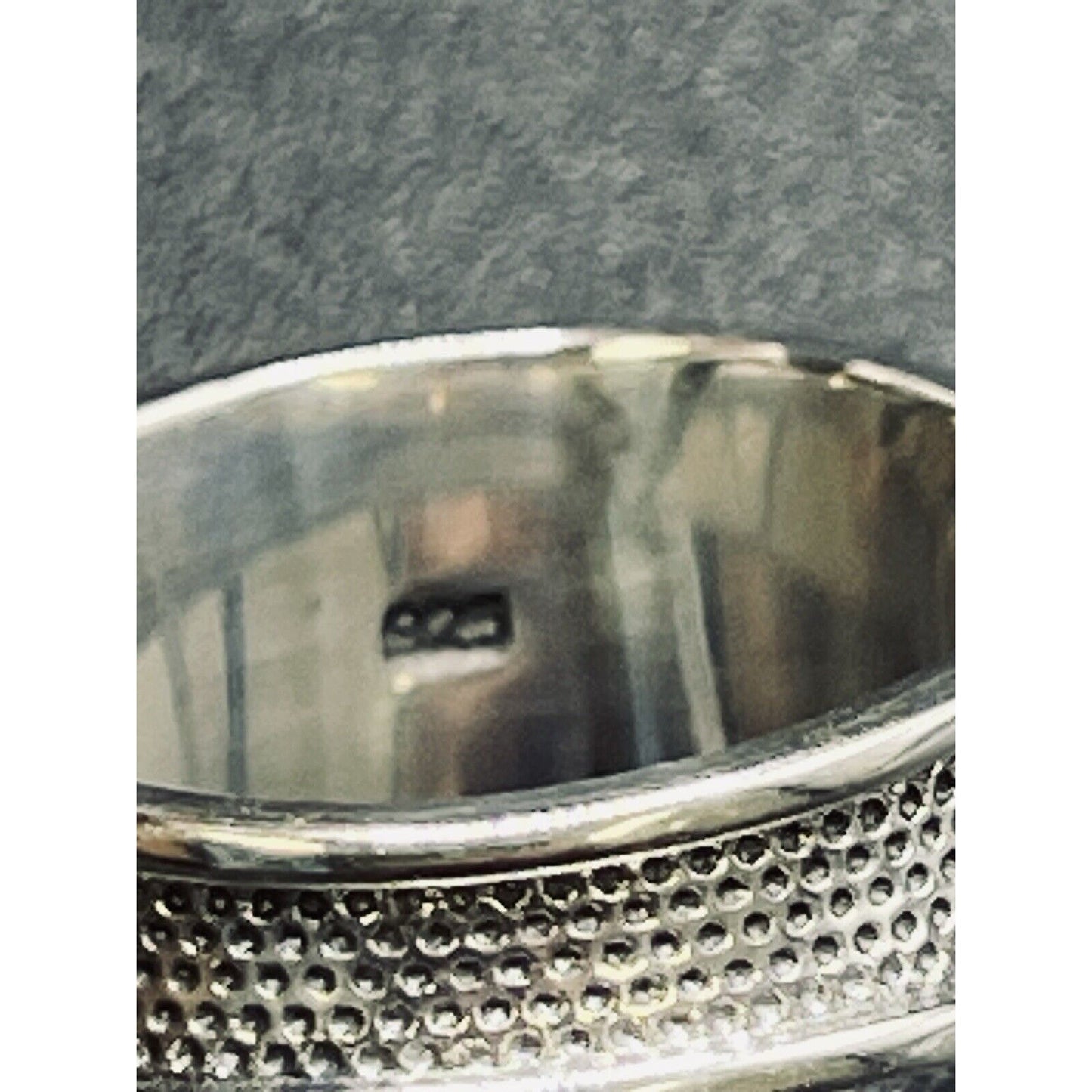New Condition Sterling Silver Three Crosses Jesus Ring Size 6.50