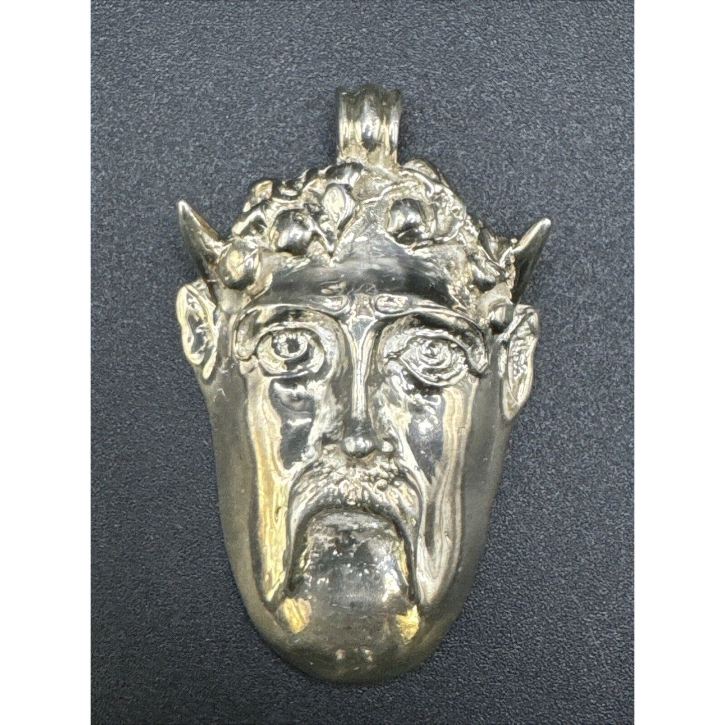 Vintage Handmade Devil Pendant Tested Only K23