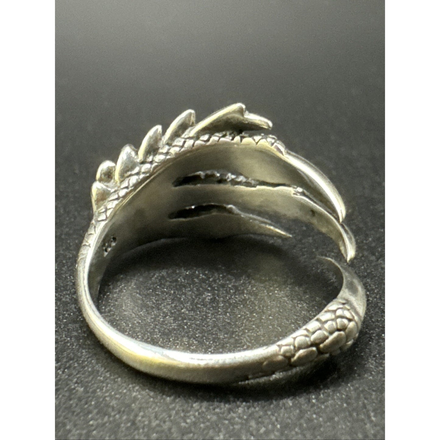 New Condition Sterling Silver Eagle Dragon Claw Ring 925 Size 10 Scarlet Witch
